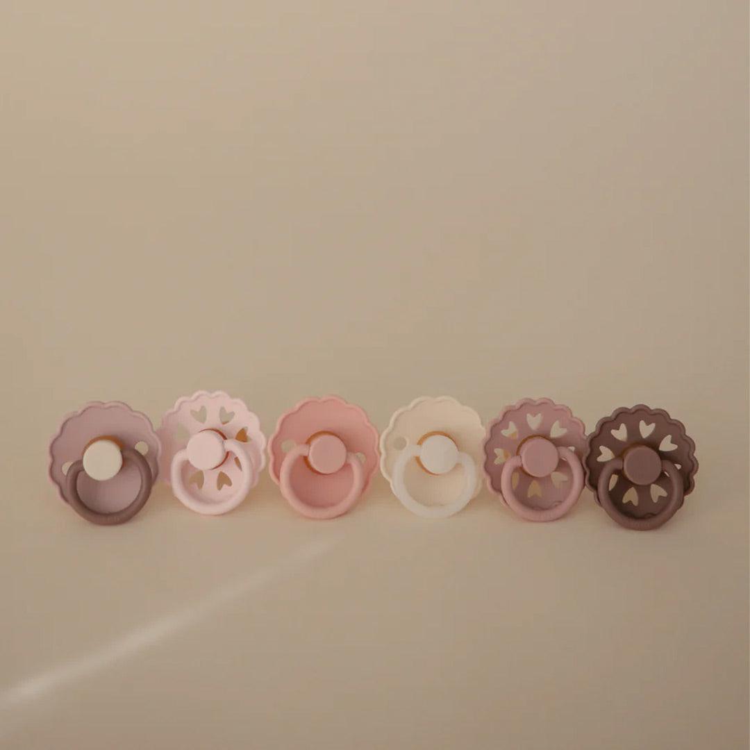  FRIGG Daisy Latex Pacifier - 6 Pack - Blooming Love、mySite、merchandisen