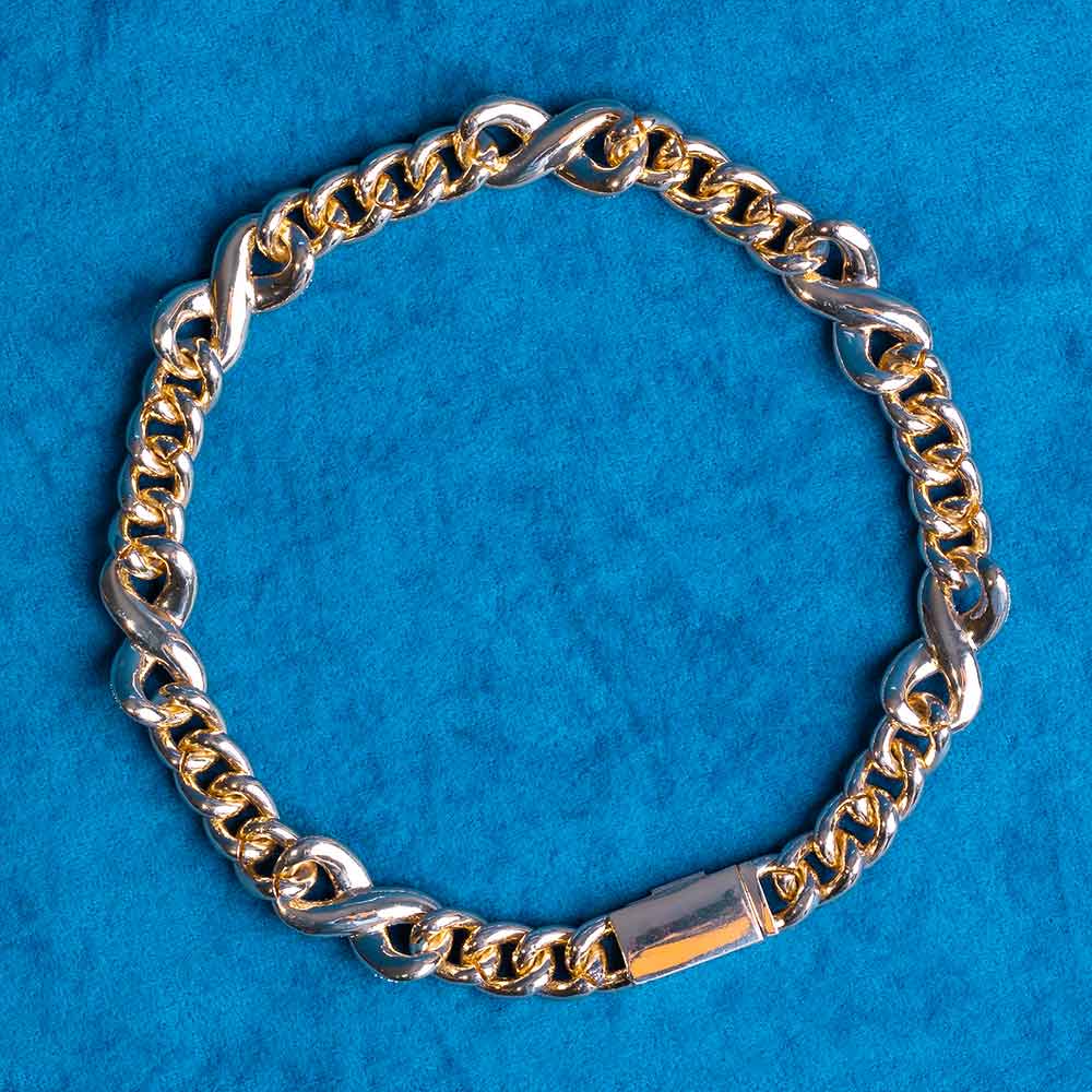 20MM Moissanite Infinity Link Chain 14K Gold、mySite、hinf8tx79