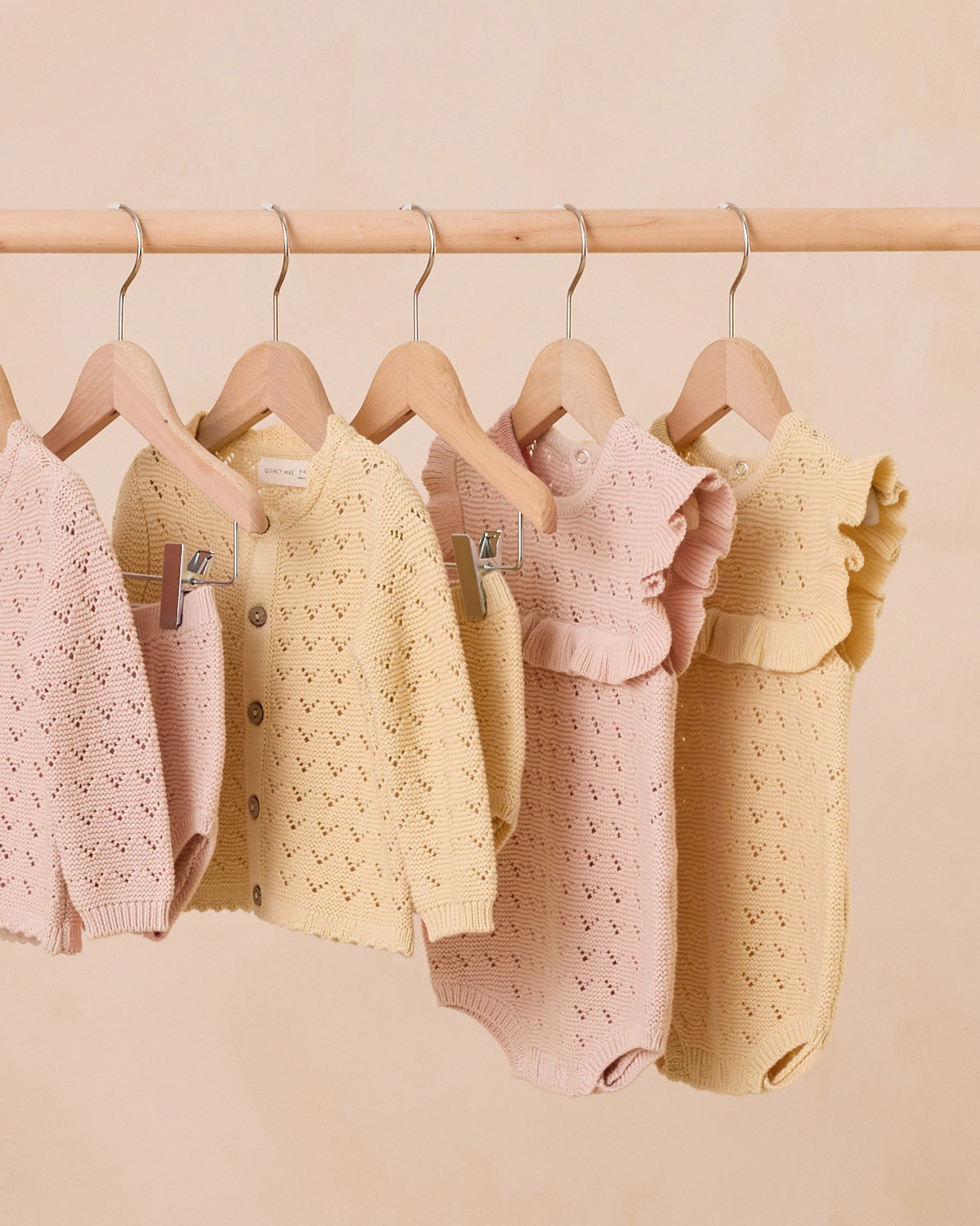  Pointelle Ruffle Romper || Yellow、mySite、layawaytickets