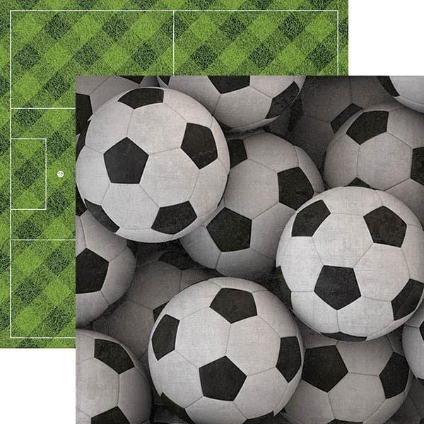  Scrapbook Paper - Soccer Balls、mySite、ghnorth