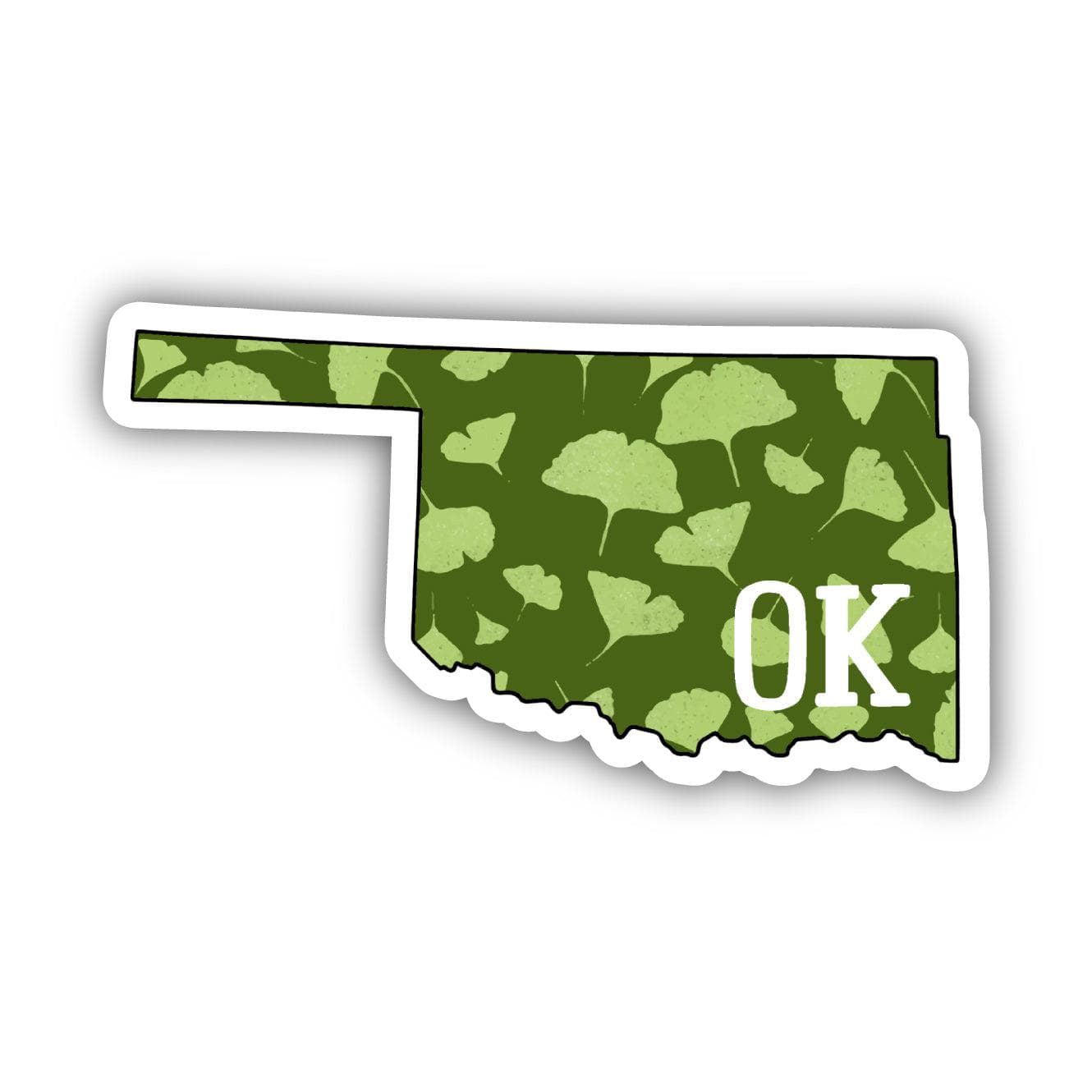  Oklahoma Green Nature Sticker、mySite、elrpsem3k
