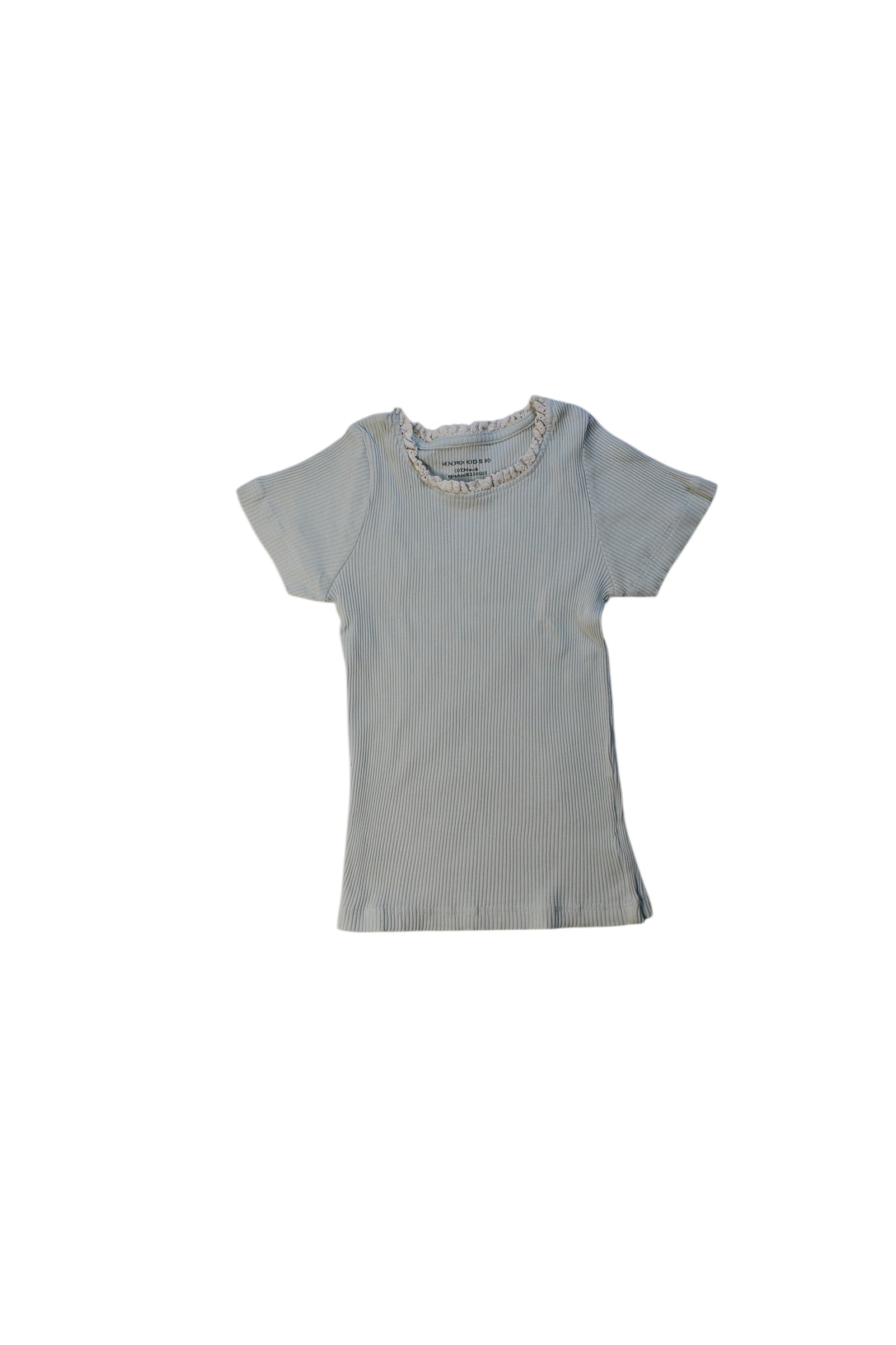 Monoprix Ribbed Short Sleeve Top 6T、mySite、g9winljtr