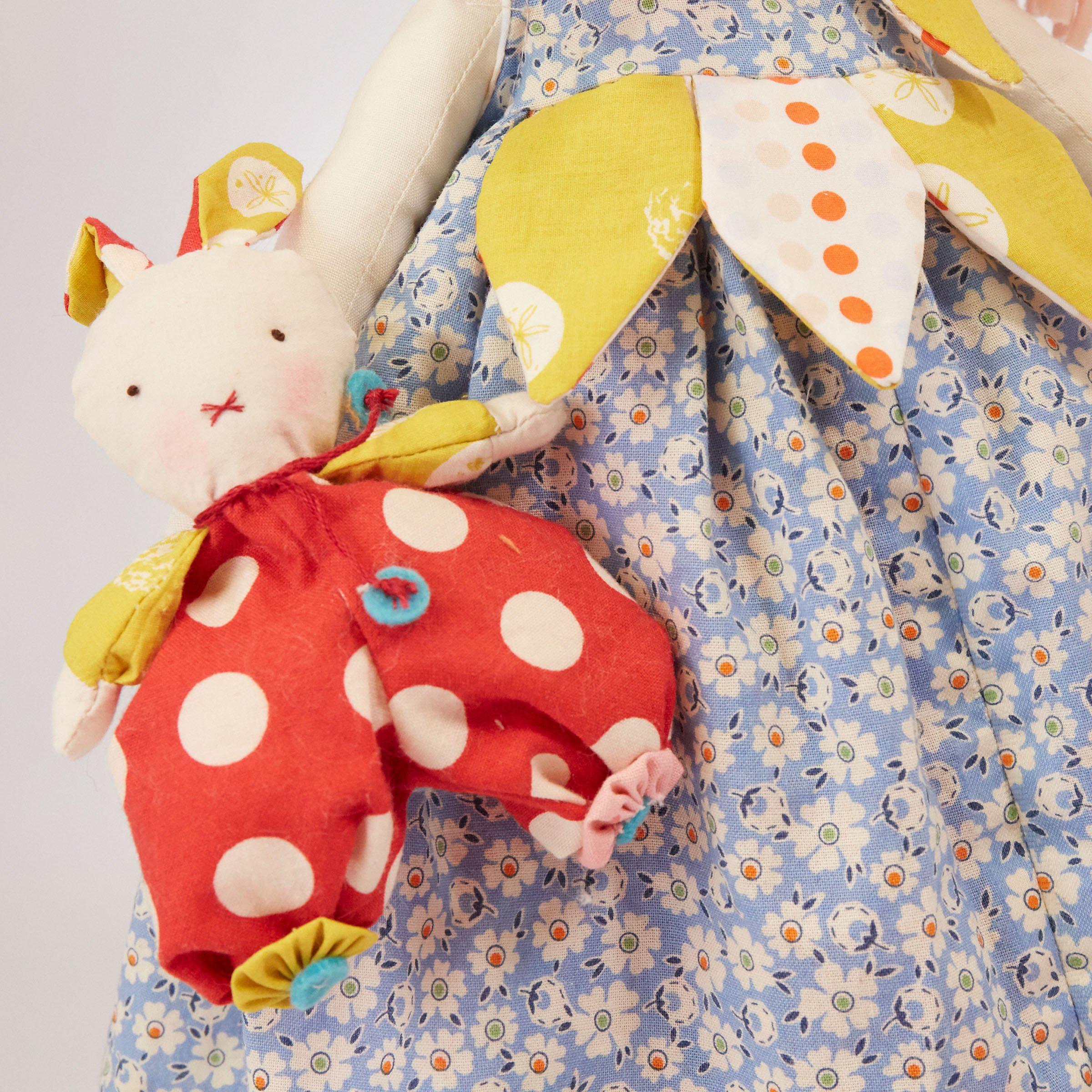 RETIRED - Hutch Studio - Belle Bluebell & Bun Bun - Make and Mend One of a Kind Doll、mySite、g9winljtr