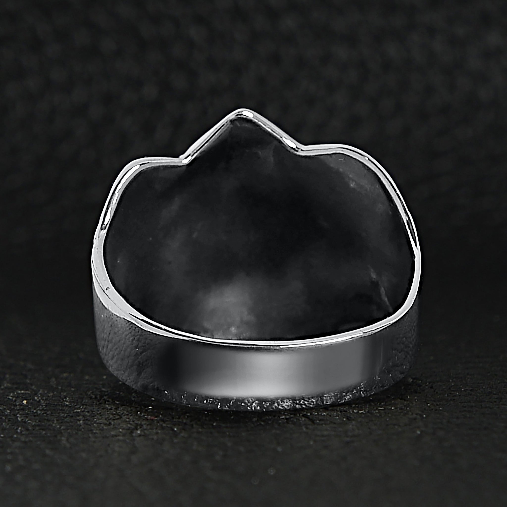 Sterling Silver Winged Skull And Crossbones Shield Ring / SSR0003、mySite、dreamappss