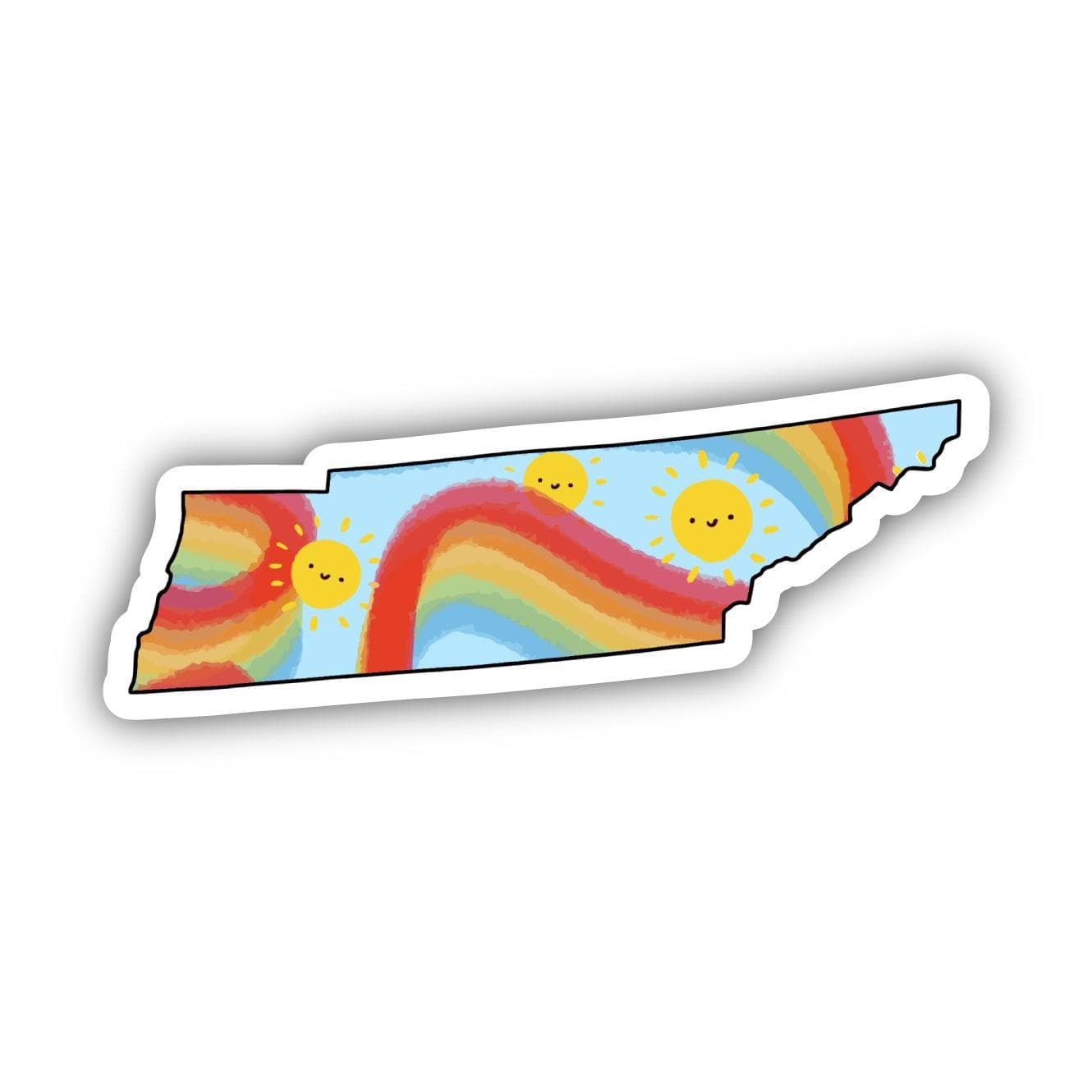  Tennessee Rainbow Fun Sticker、mySite、ghnorth