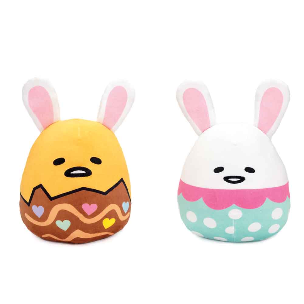 GUDETAMA - 8.5IN 2ASST. EASTER EGGS WHITE OR YELLOW、mySite、g9winljtr