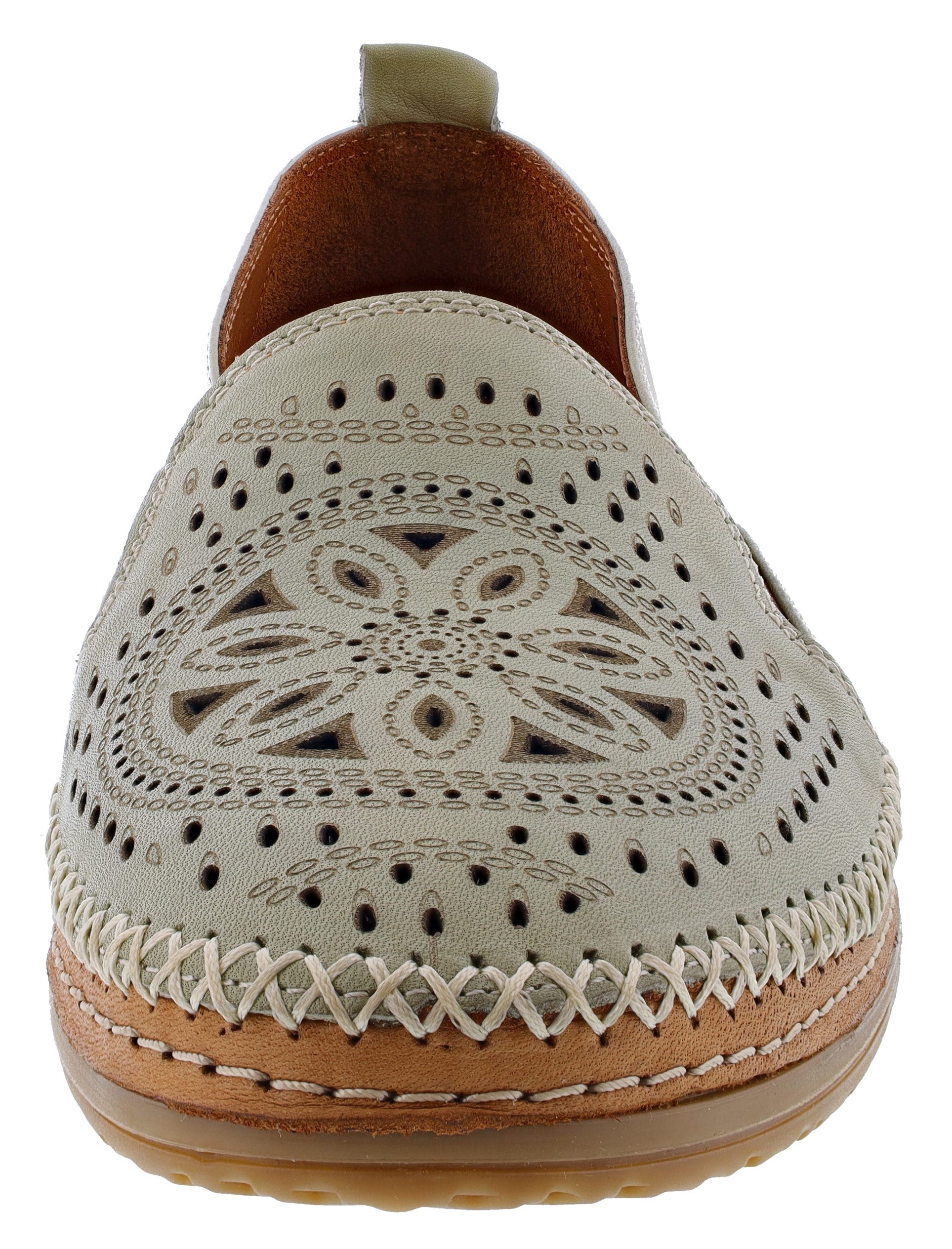 Spring Step Women's Ingrid Leather Slip On Loafer、mySite、dreamappss