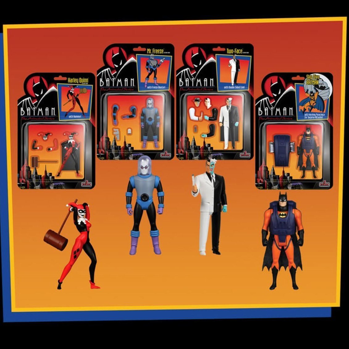 Mezco 5 Points Batman: The Animated Series Volume 2 Deluxe Set of 4、mySite、hgirdovlk