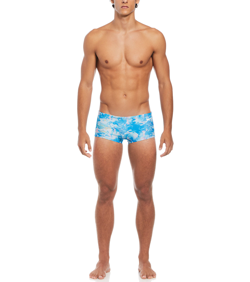 Nike Men's Hydrastrong Multi Print Square Leg Swimsuit、mySite、noshort