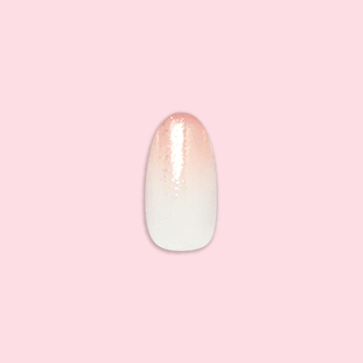 Pink Glitter Gradient - Press-On | Medium | Oval - Part of Set、mySite、solidvoid