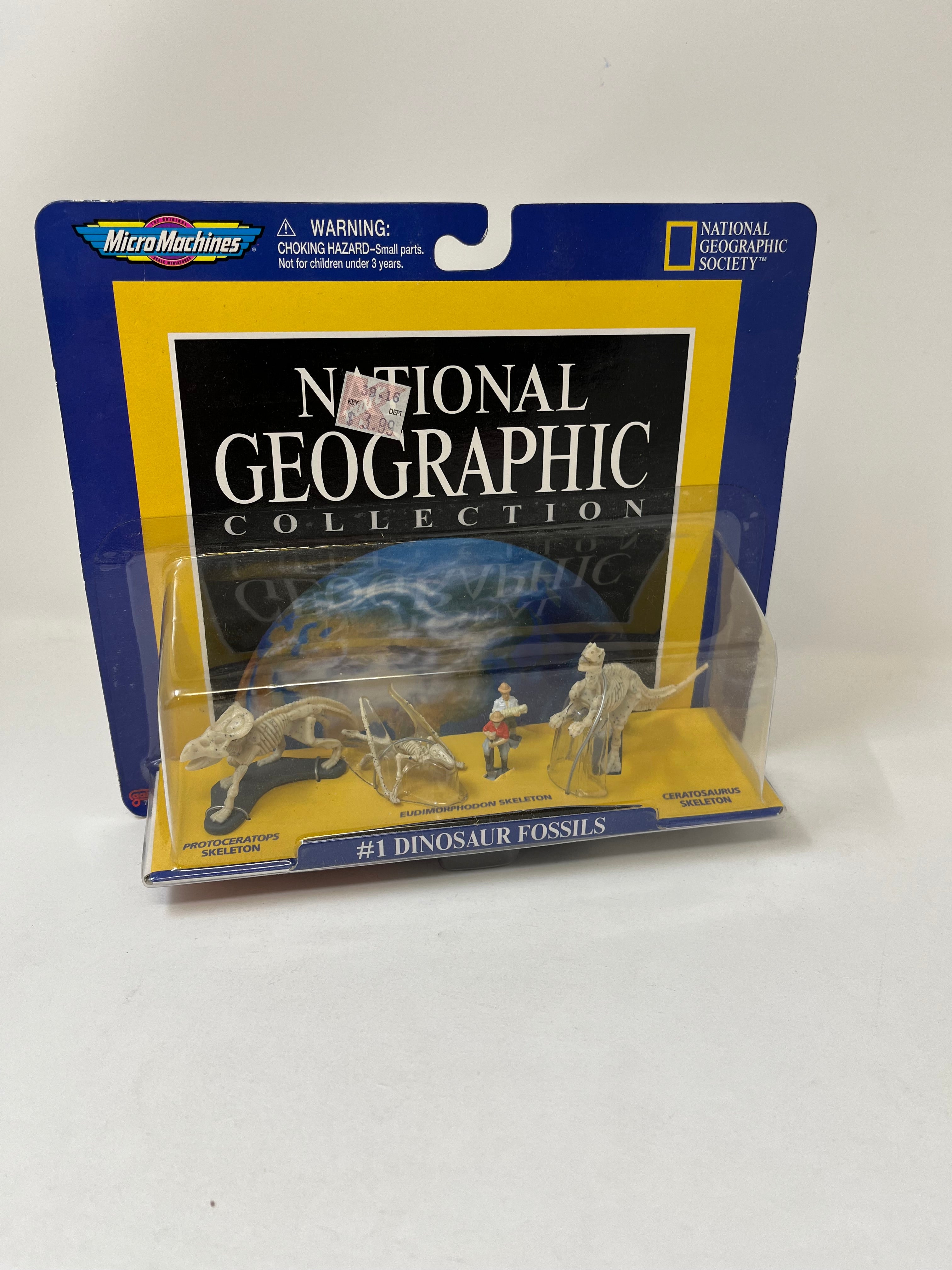 Galoob Micro Machines National Geographic Collection #1 DINOSAUR FOSSILS、mySite、hgirdovlk