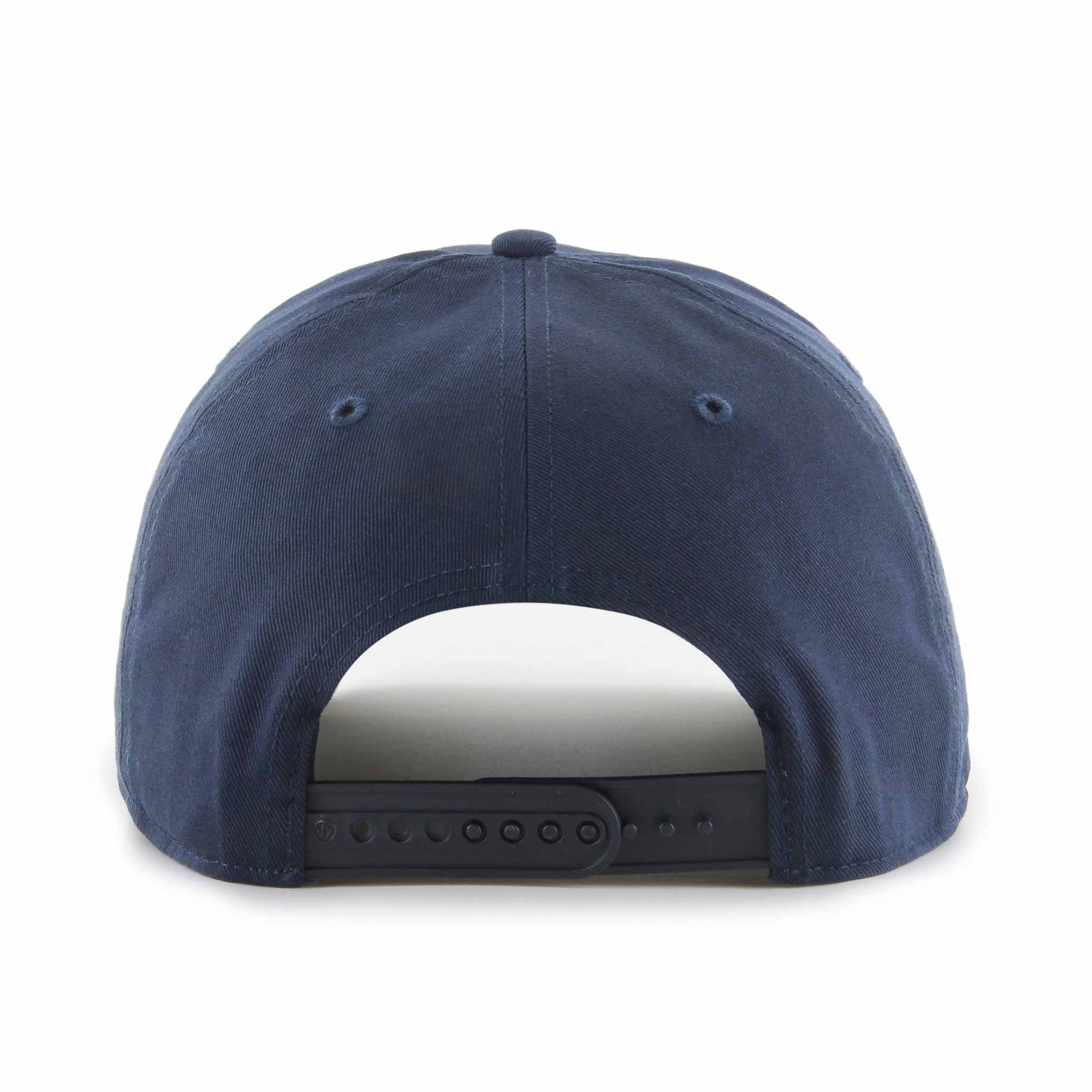 Chicago Cubs 47 Brand Blues Rock Bear Logo Navy Hitch Adjustable Cap、mySite、vikingsvslions