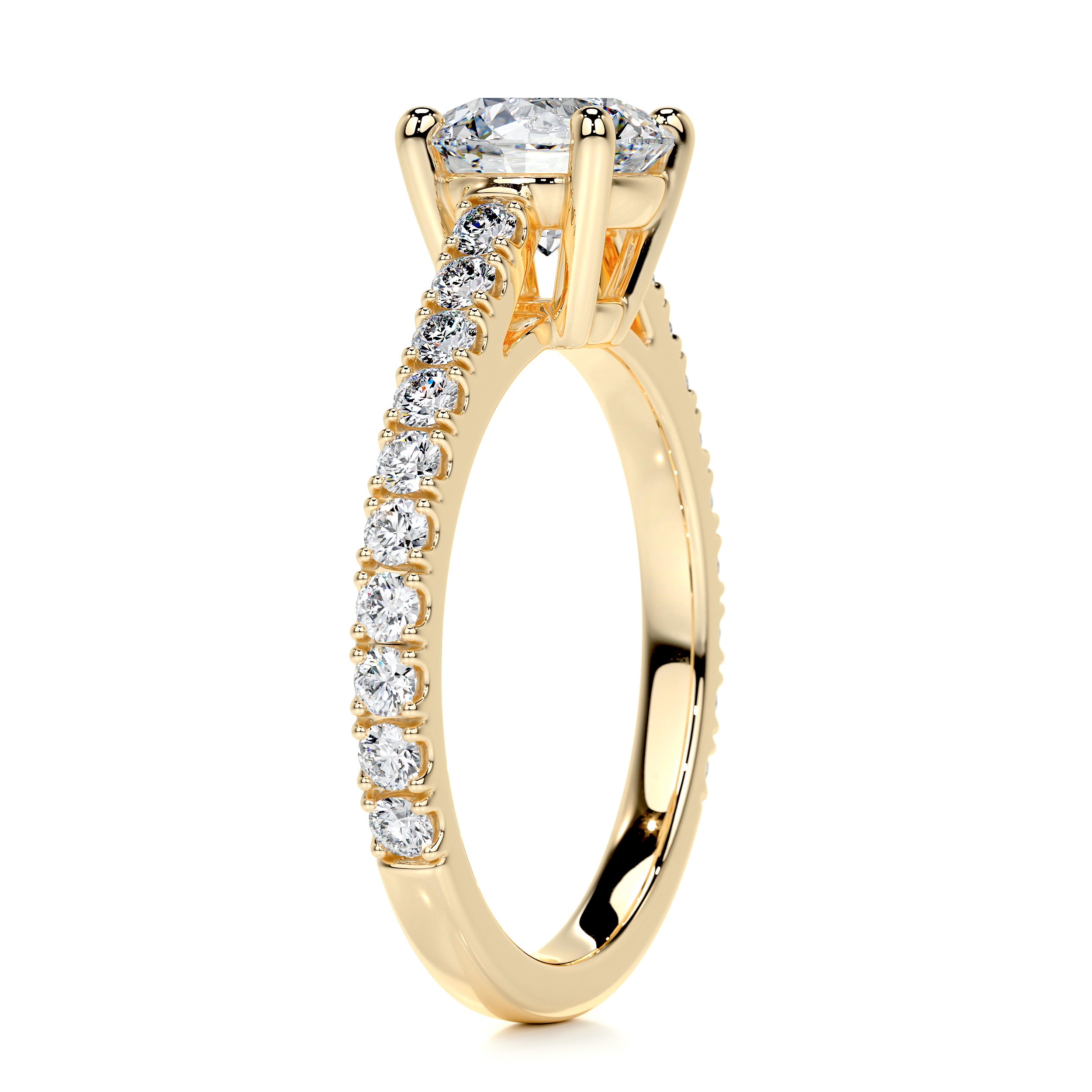 Aria Diamond Engagement Ring -18K Yellow Gold、mySite、hinf8tx79