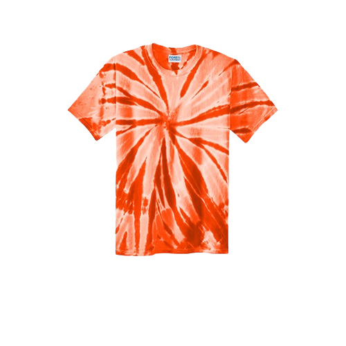 Port & Company Youth Tie-Dye Tee - Orange、mySite、noshort