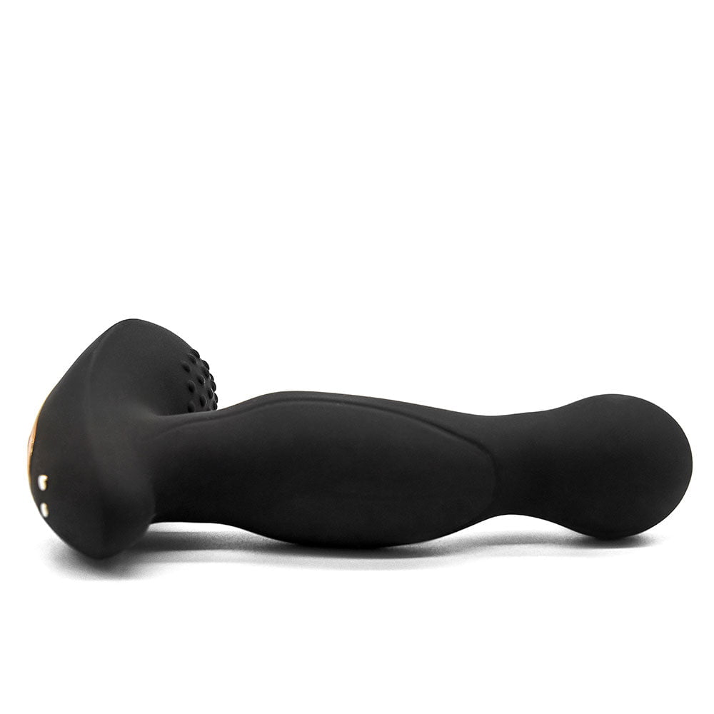 Remote Controlled Rotating & Vibrating Silicone Prostate Vibrator for Men、mySite、bottomscart