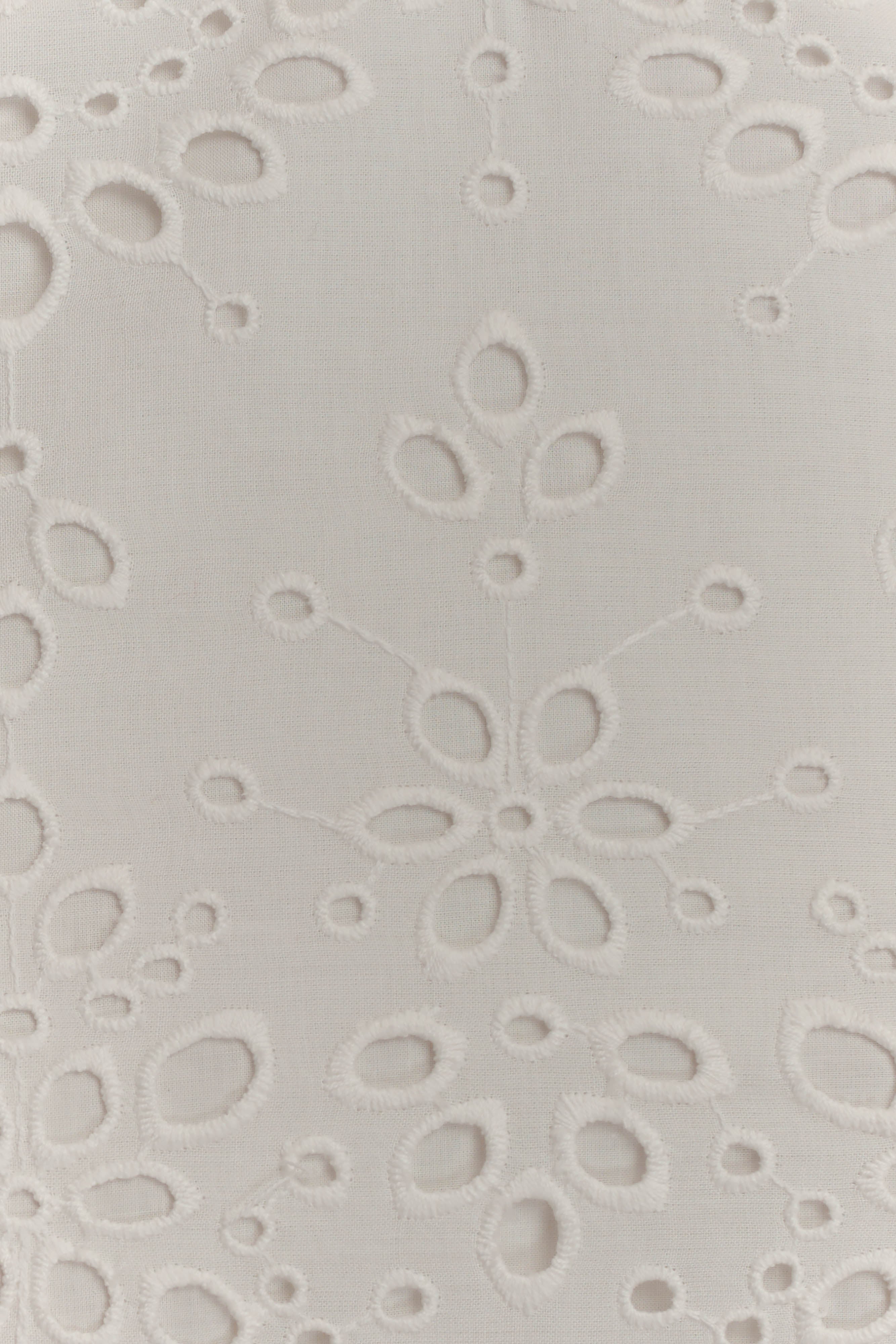 Kensley Broderie Halter Top - White、mySite、solidvoid