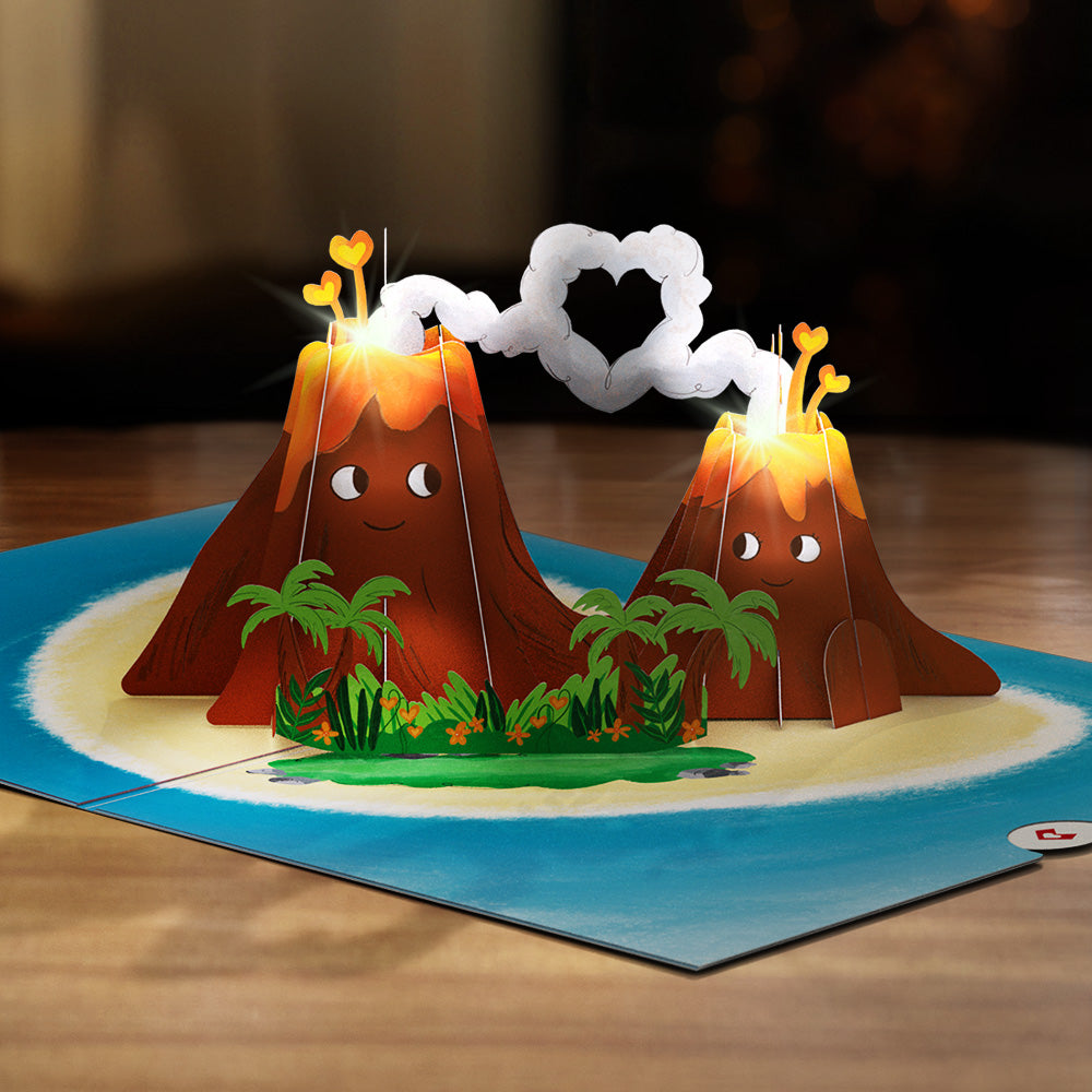 I Lava You Light-Up Pop-Up Card、mySite、solidvoid