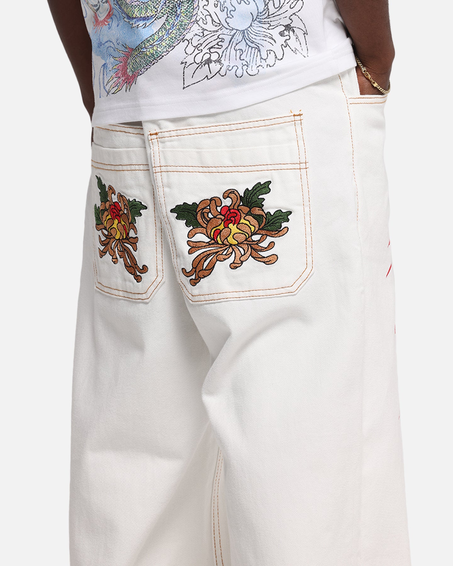 Ed Hardy Death Before Dishonour Jeans Off White、mySite、zt4zffjzw