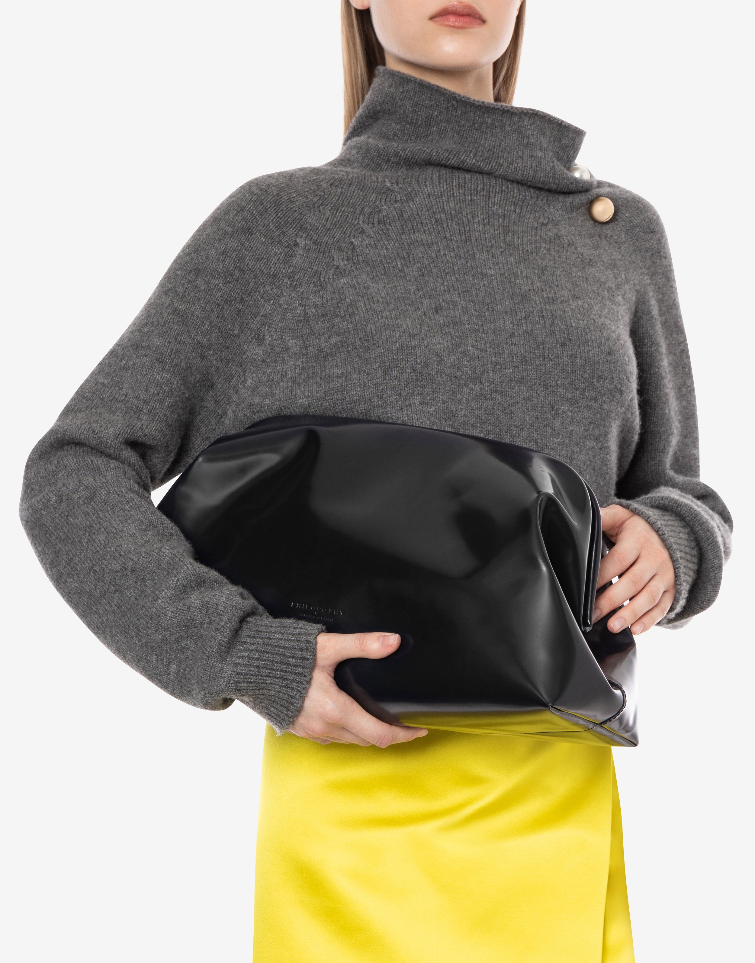 Maxi clutch in pelle abrasivata、mySite、aoinhome