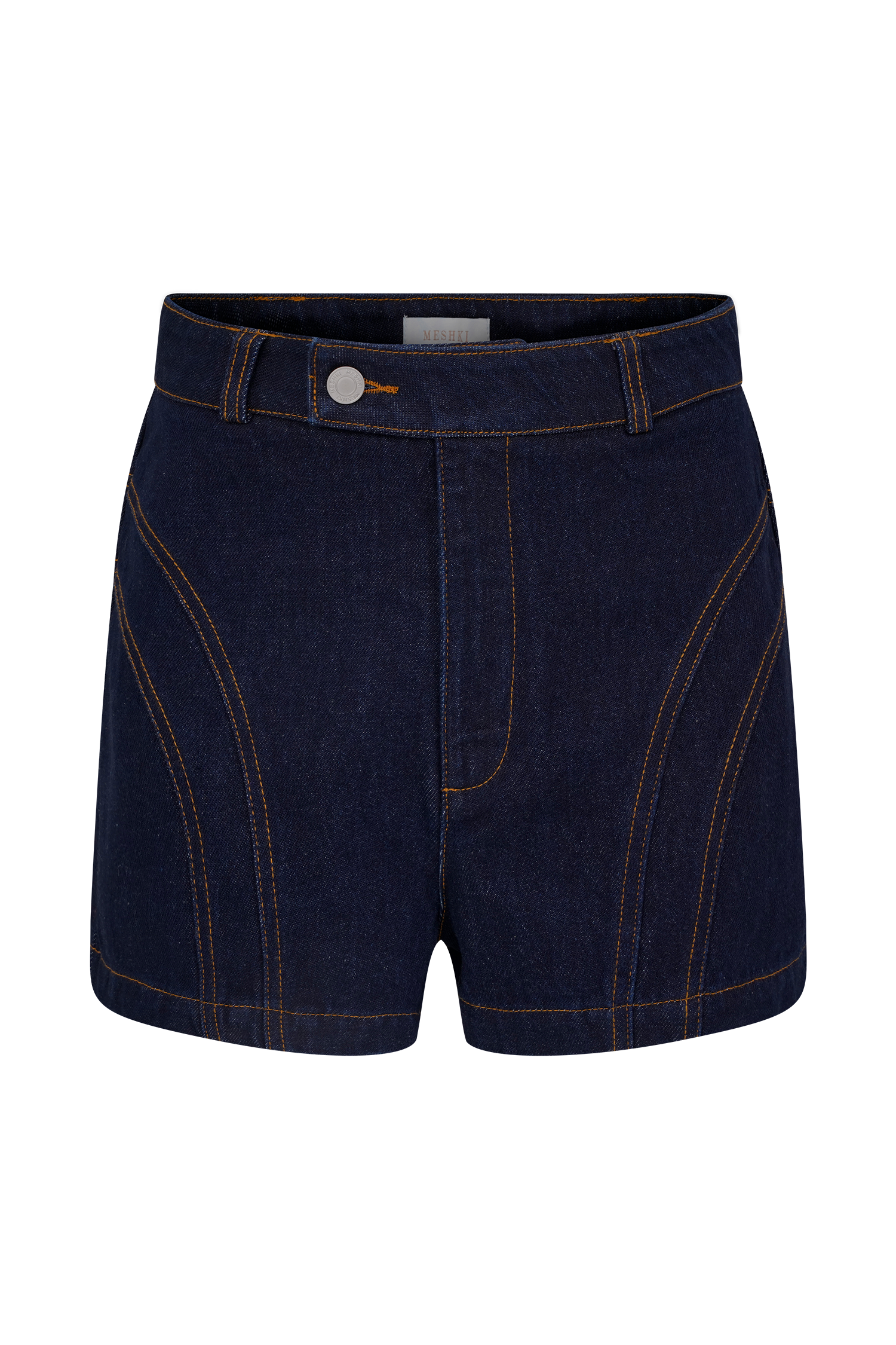 Meadow Denim Shorts - Indigo Blue、mySite、solidvoid