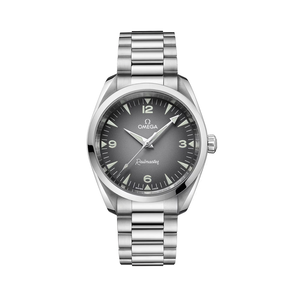  Seamaster Railmaster Co-Axial Master Chronometer 38mm - Grey on Bracelet