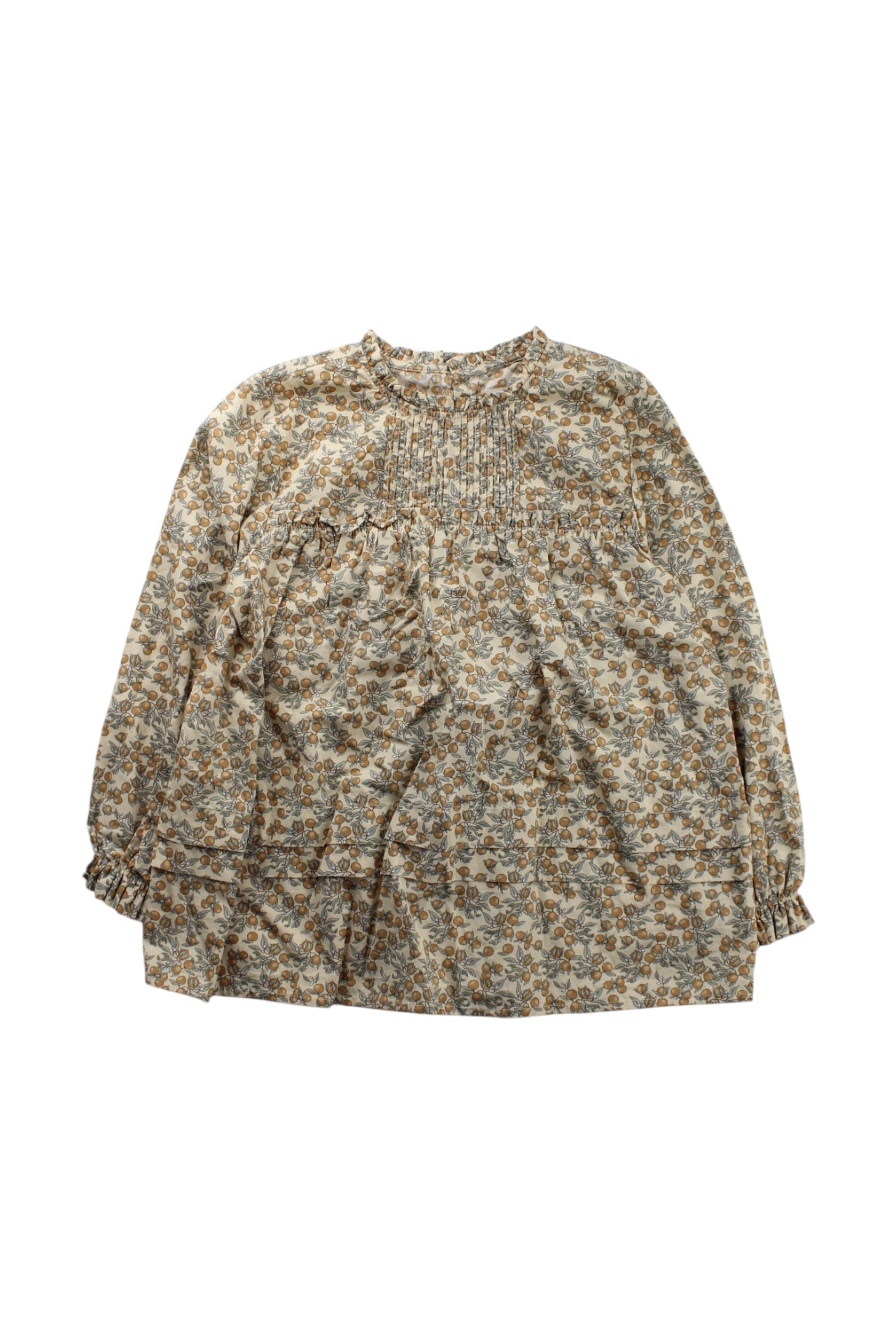 Konges Sl酶jd Floral Long Sleeve Top - Size 7-8Y、mySite、g9winljtr