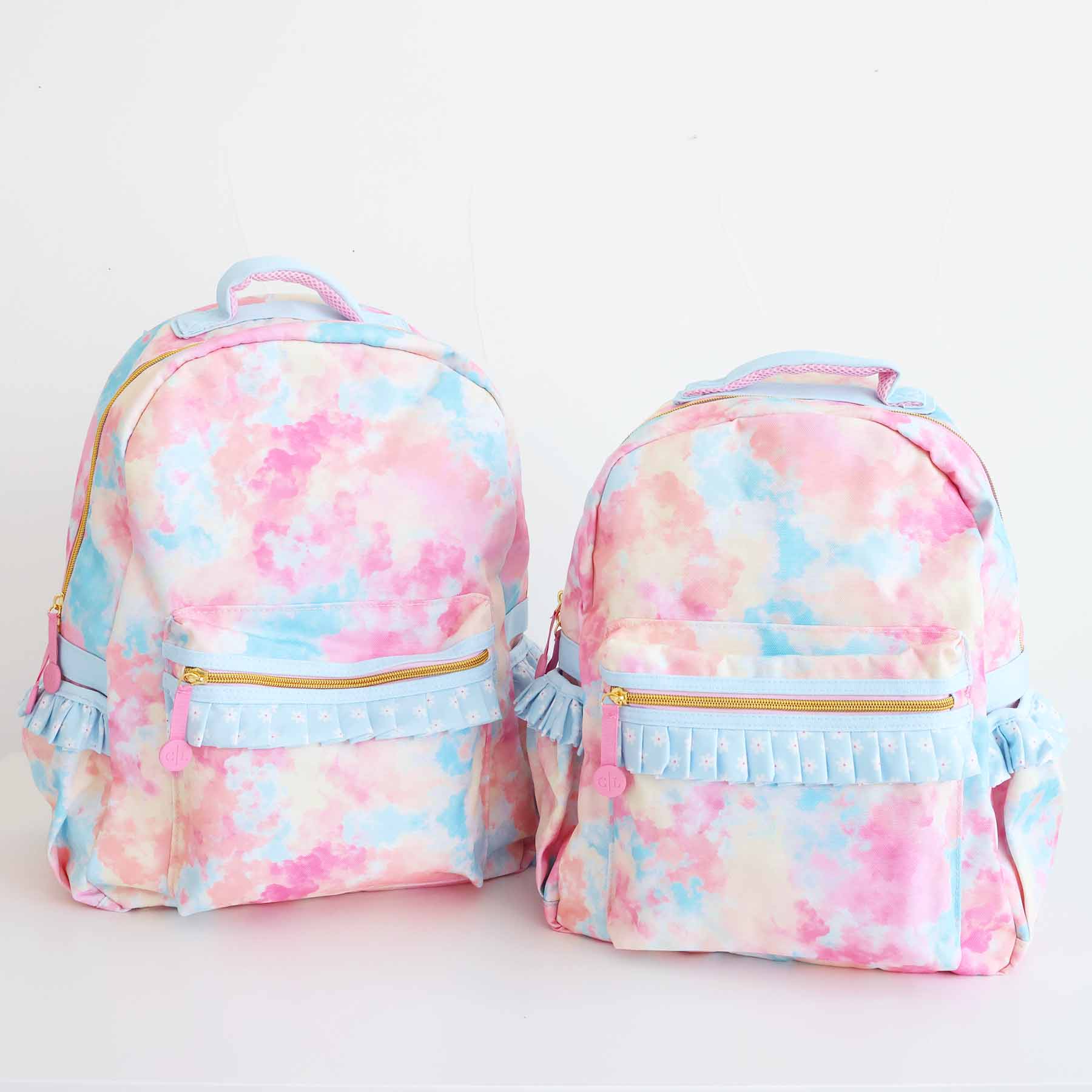  Kids Personalized Ruffle Backpack | Candy Clouds、mySite、layawaytickets