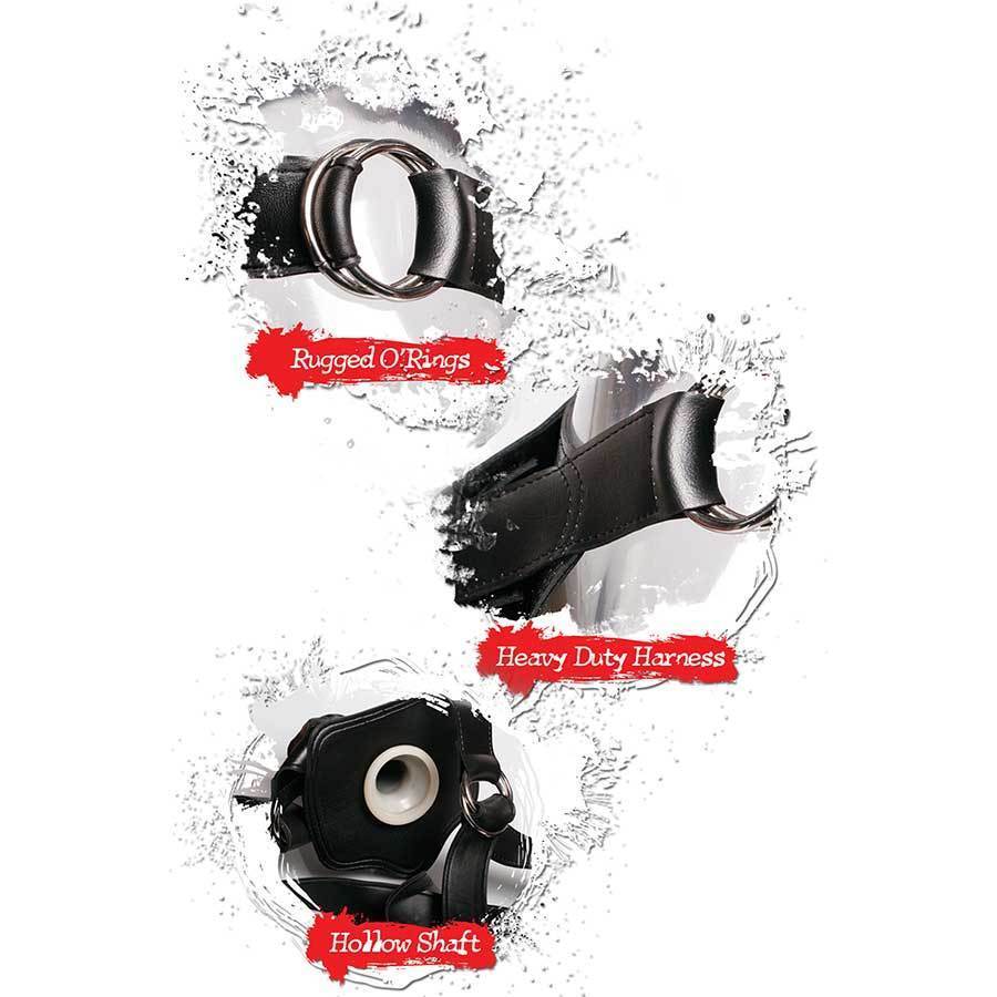 Tan Penis Extension Sleeve 10 Inch Extreme Hollow Strap On Sheath、mySite、bottomscart