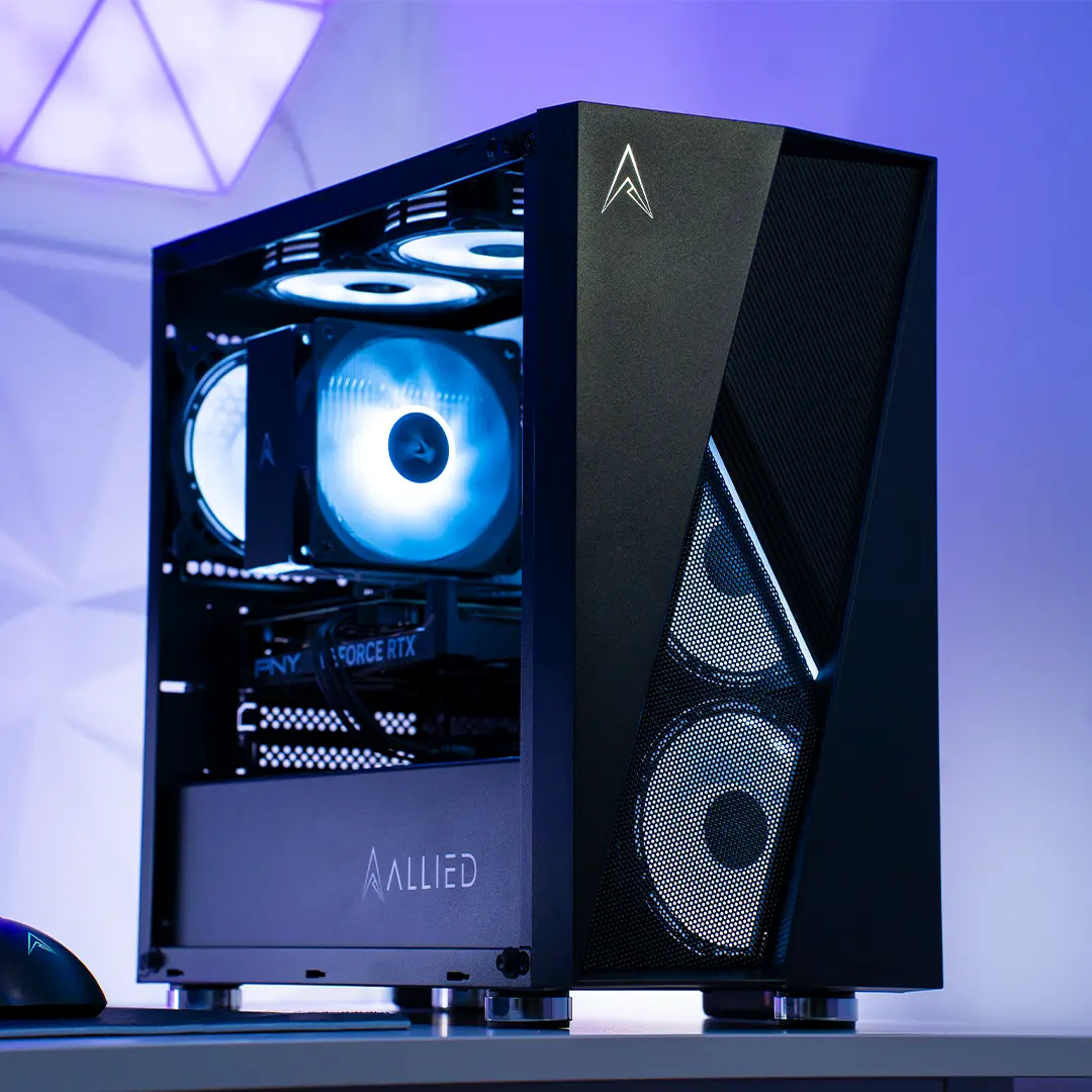 Allied Stinger RTX 4060 Ti | Ryzen 5 5500 Desktop Gaming PC (Black)、mySite、camillekostekn
