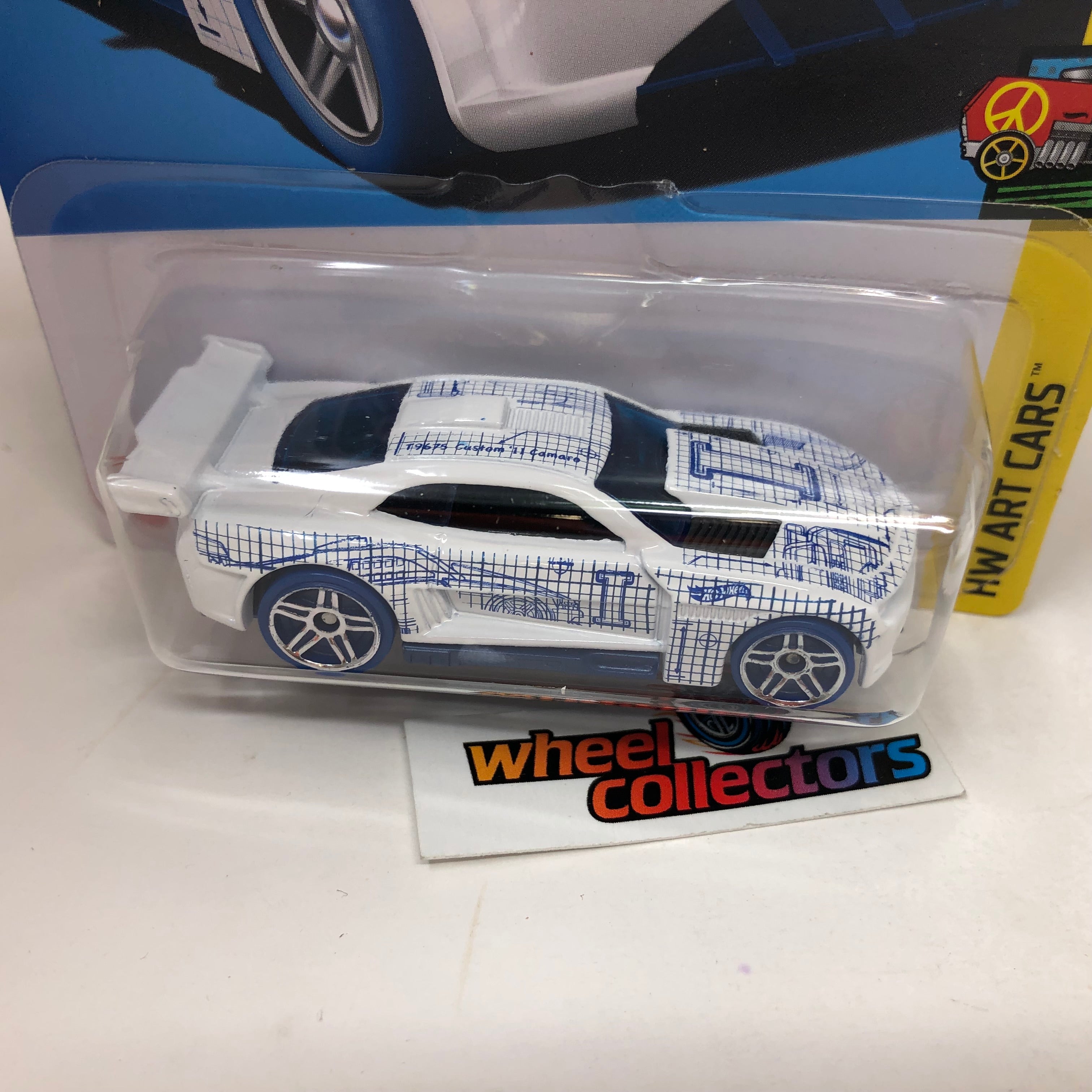 Custom '11 Camaro #36 * White * 2023 Hot Wheels Case K、mySite、hgirdovlk