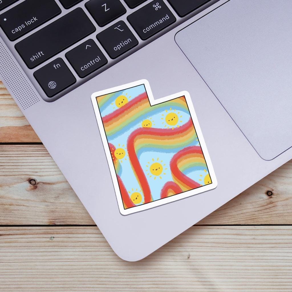  Utah Rainbow Fun Sticker、mySite、elrpsem3k