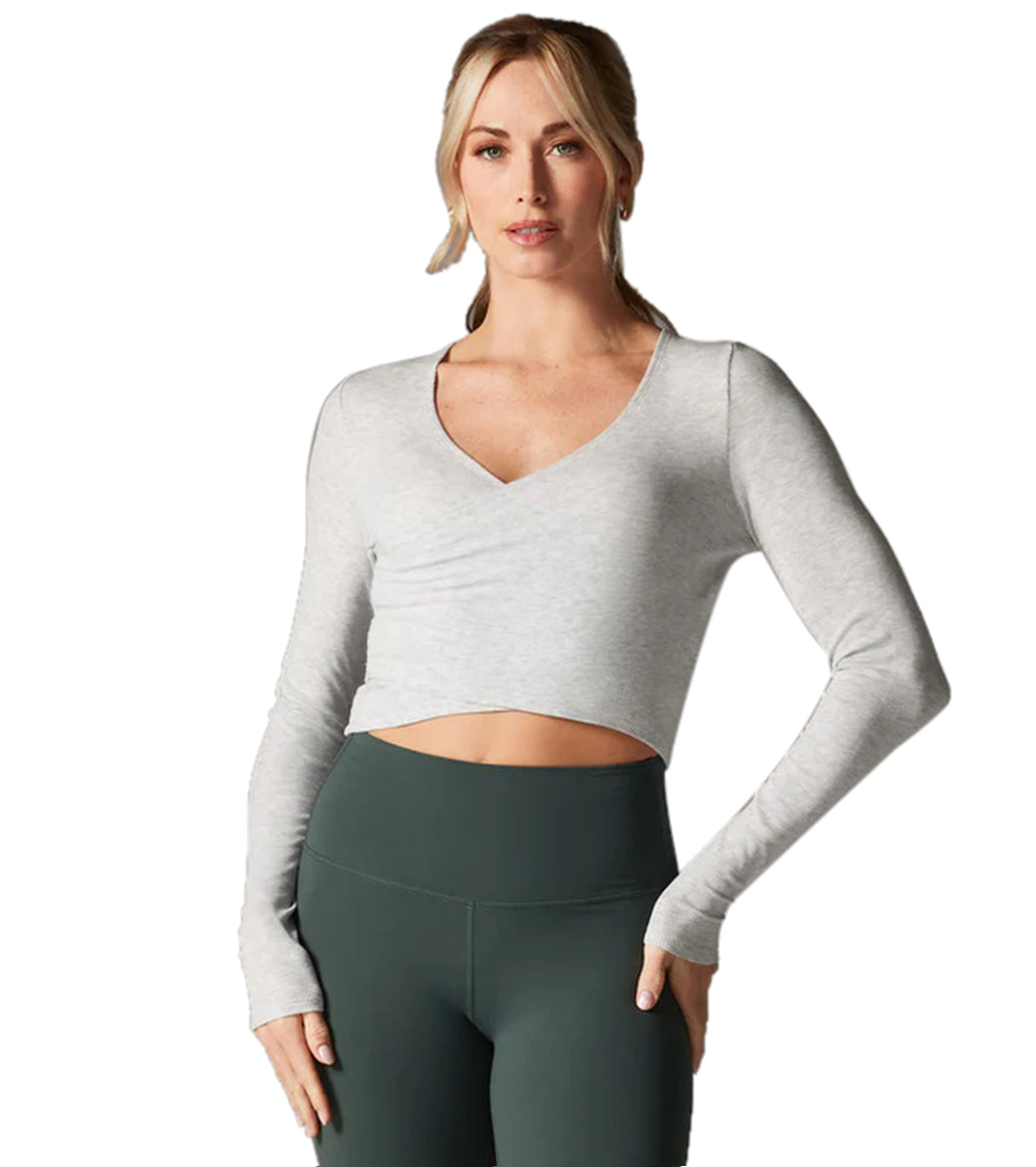 Tavi Criss Cross Long Sleeve Top、mySite、noshort