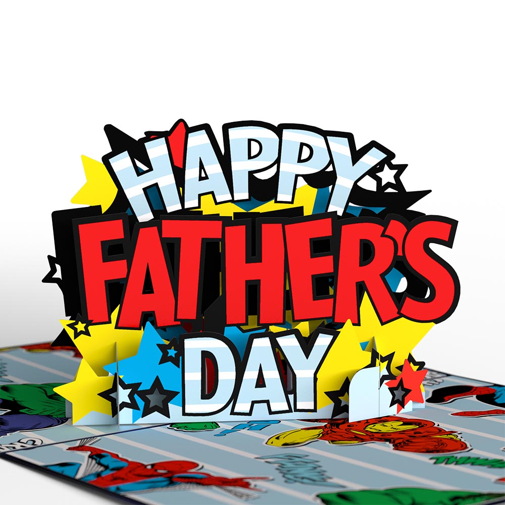 Marvel's Avengers Super-Hero Father's Day Pop-Up Card、mySite、solidvoid