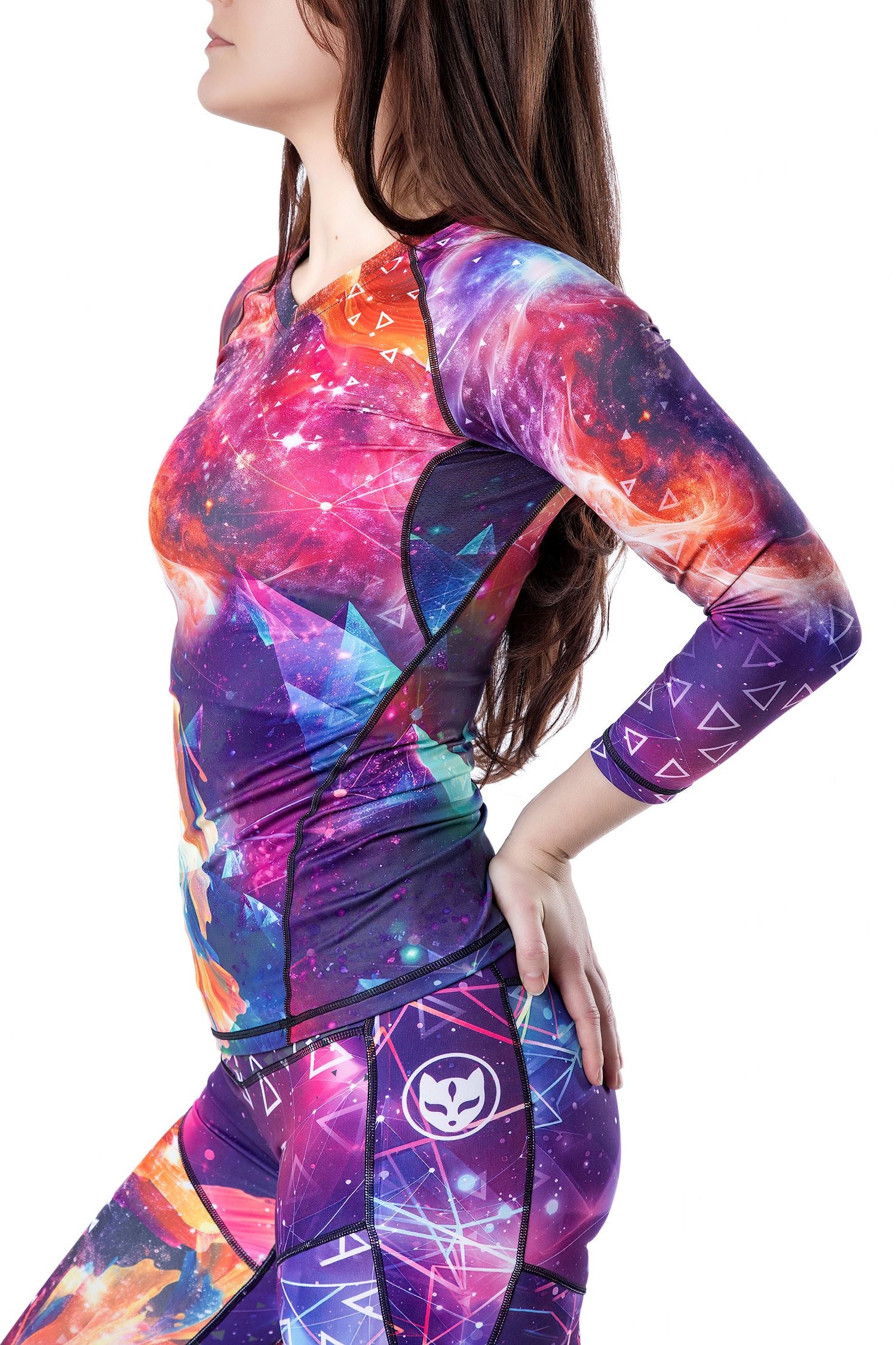 Women's Universe Within Jiu Jitsu Rashguard - 3/4 Sleeve、mySite、gigharbornorthrealestate