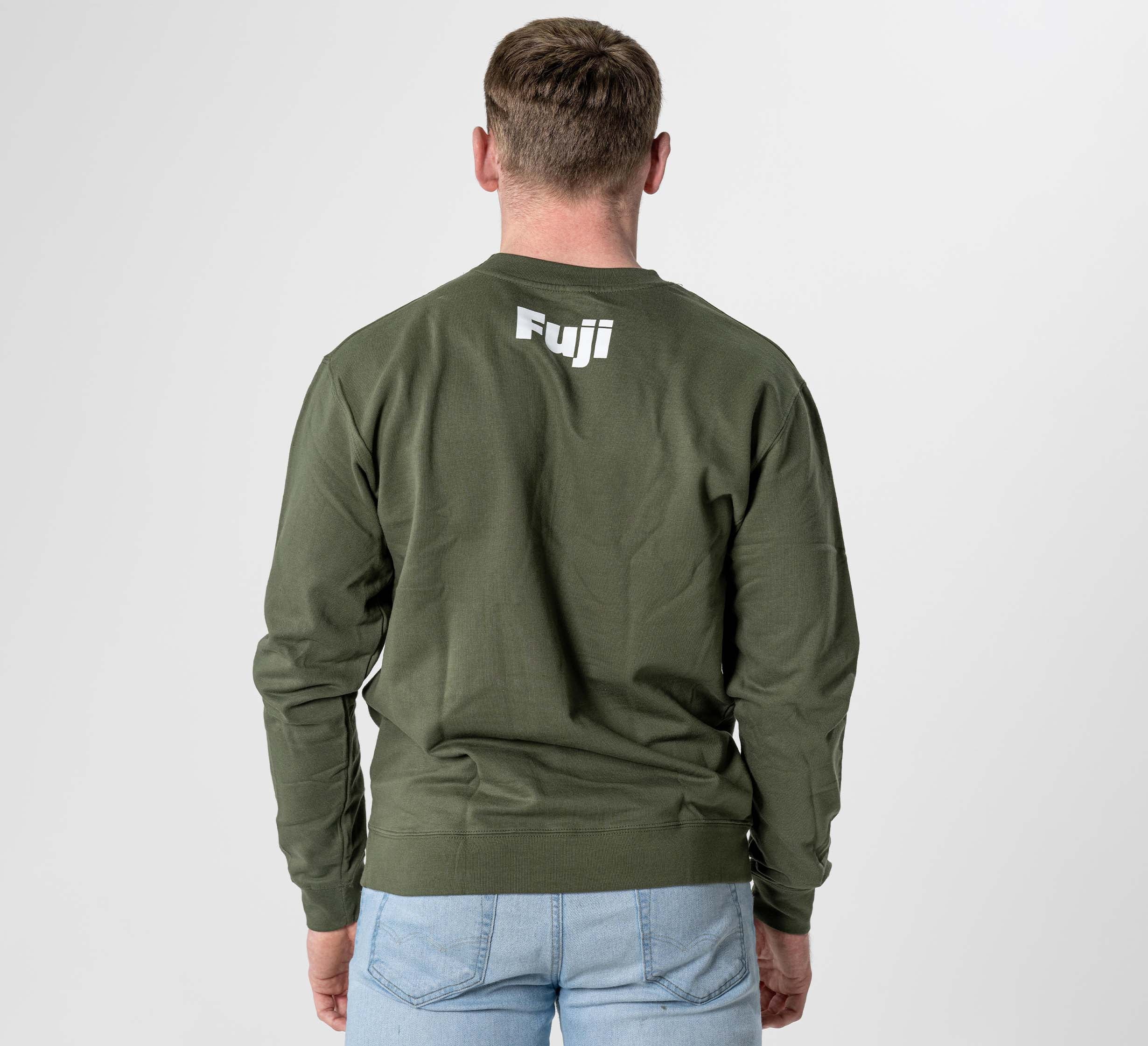 Jiu Jitsu Player Crewneck Military Green、mySite、gigharbornorthrealestate