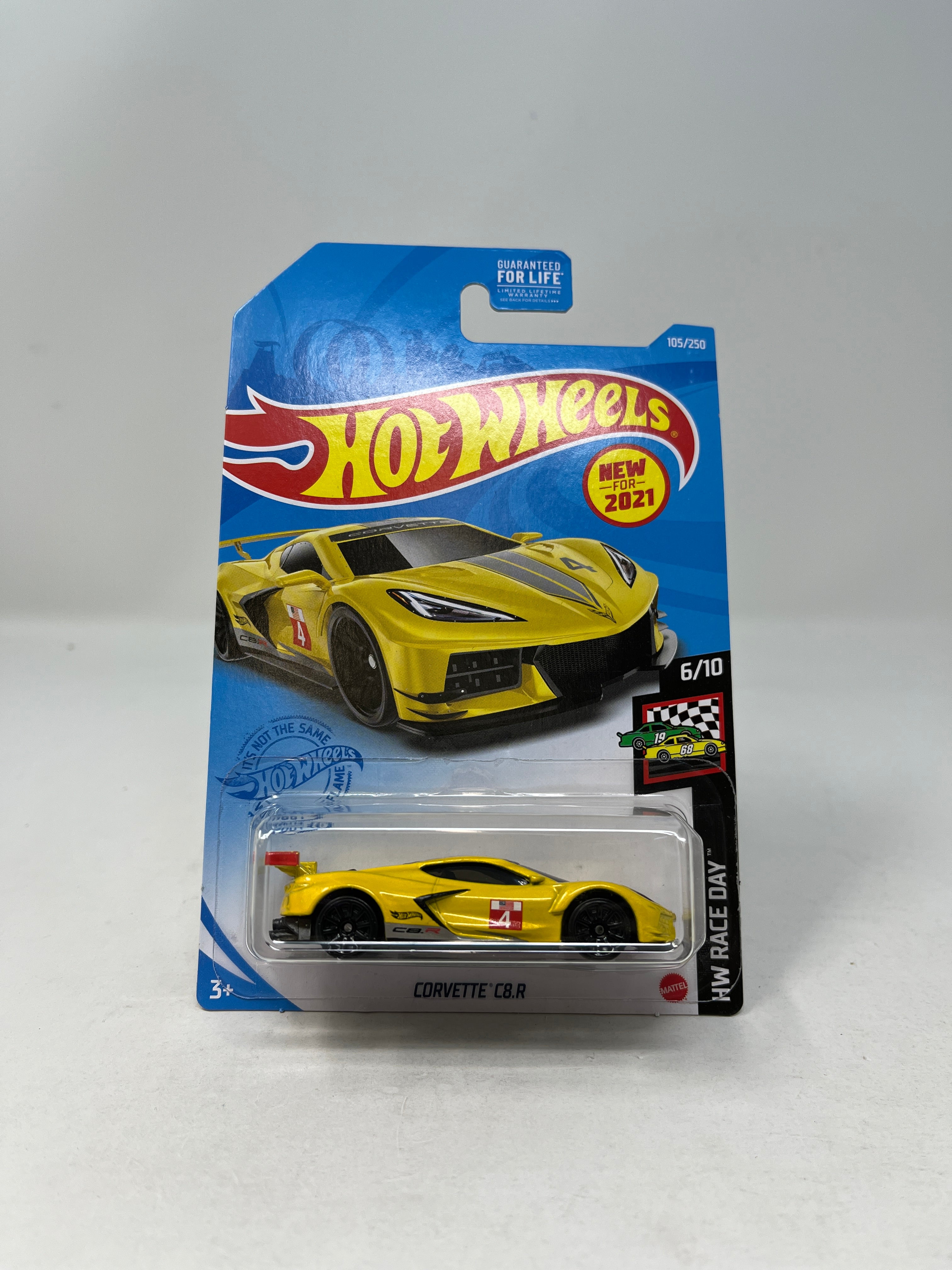 Corvette C8.R #105 * Yellow * 2021 Hot Wheels、mySite、hgirdovlk