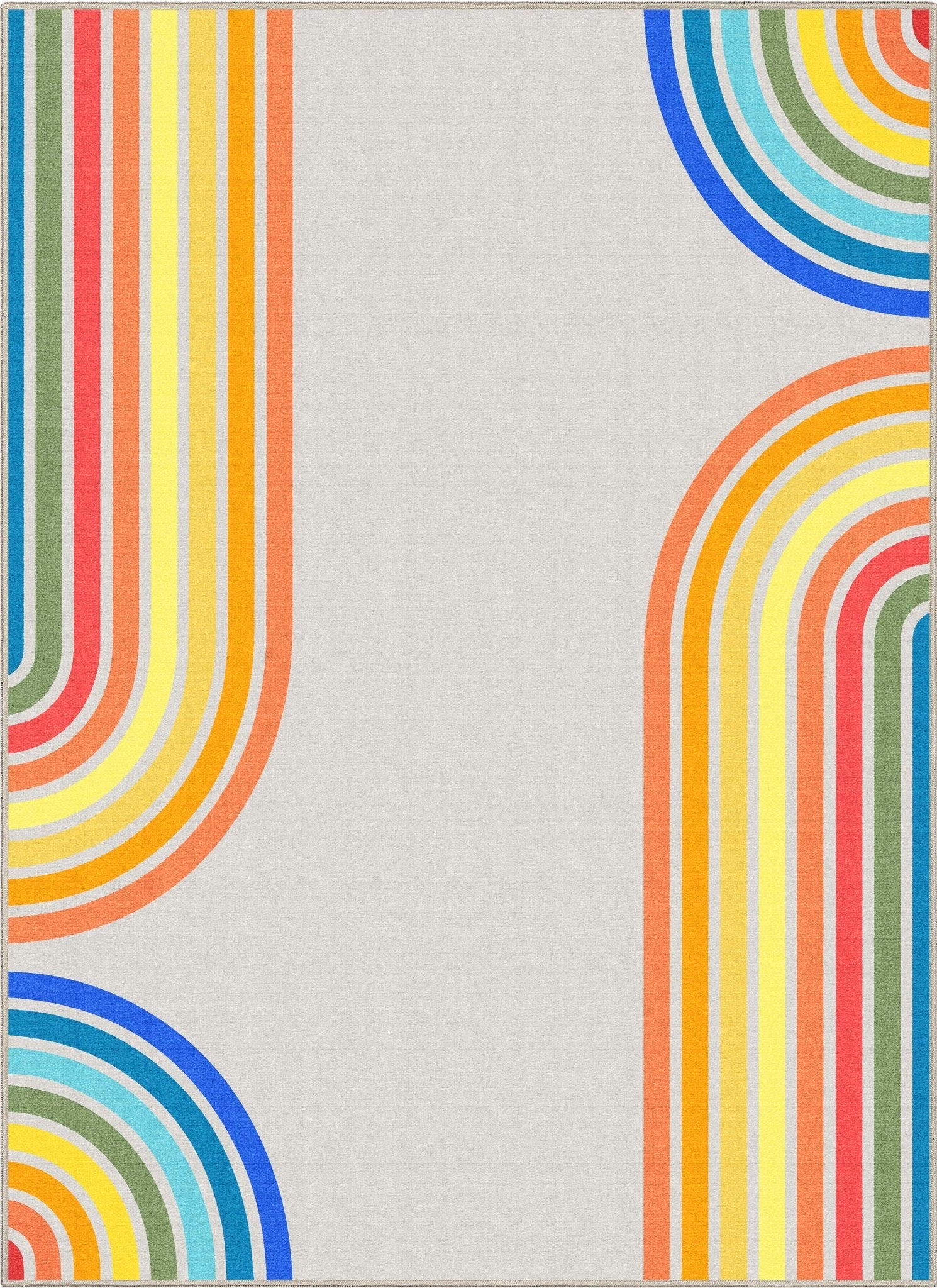 Apollo Geometric Modern Shapes Multi Color Rug for Living Room, Bedroom, Kitchen & Office、mySite、gigharbornorthrealestate