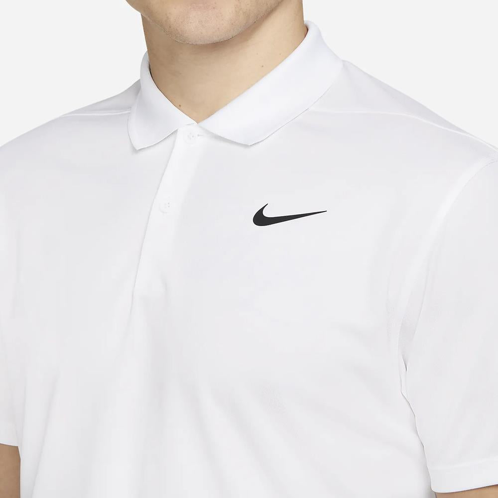 Nike Men's DriFit Polo - White/Black、mySite、neckold