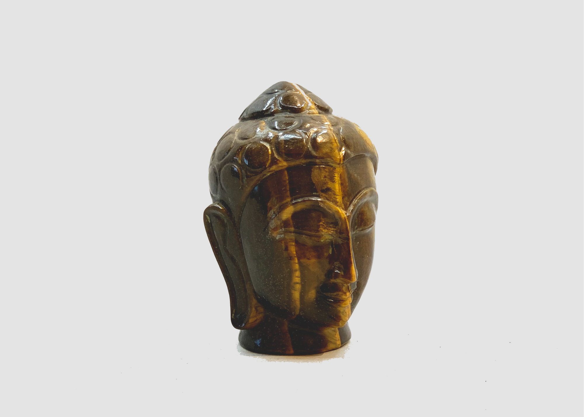 Buddha Head - Tiger Eye (7cm)、mySite、topwebapps