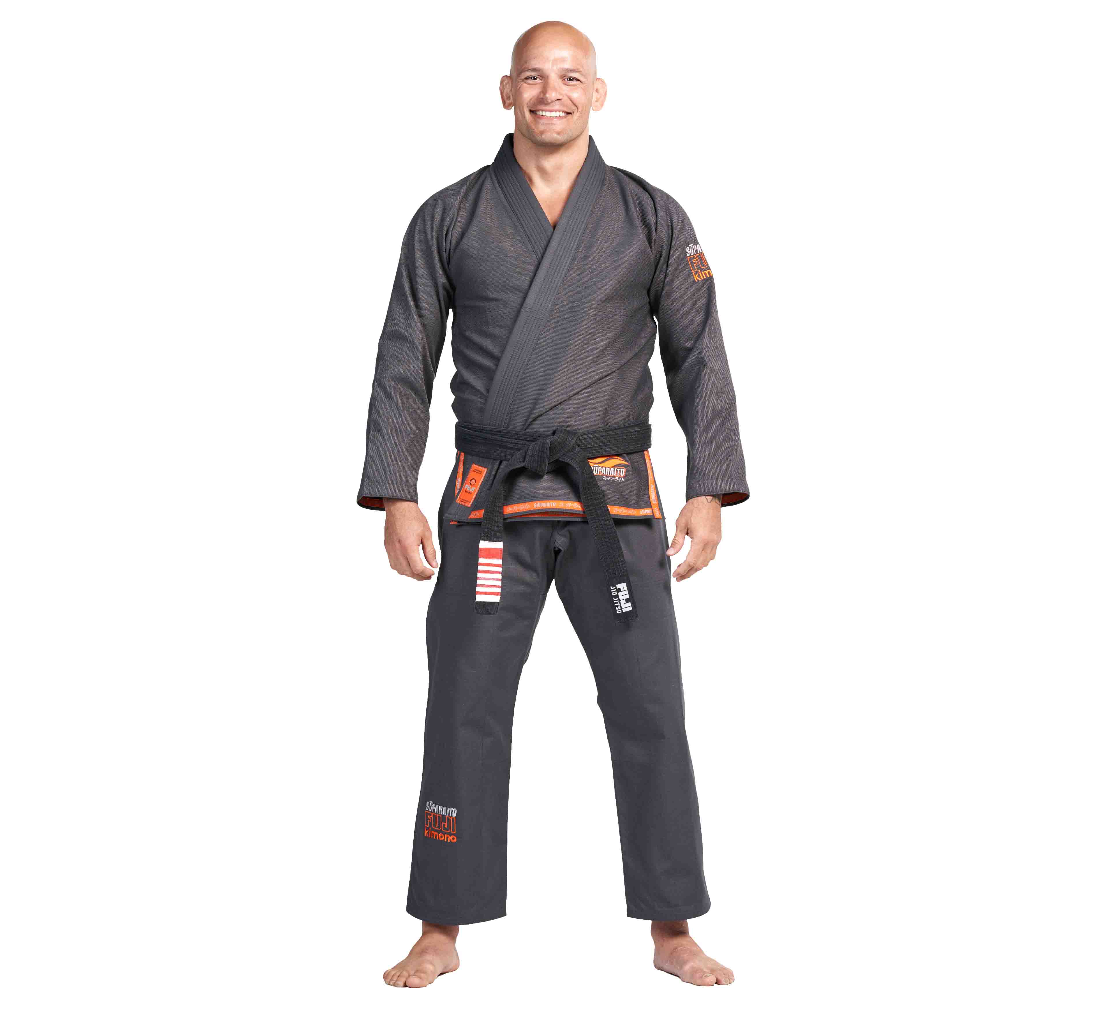 Suparaito BJJ Gi Dark Grey/Orange、mySite、gigharbornorthrealestate