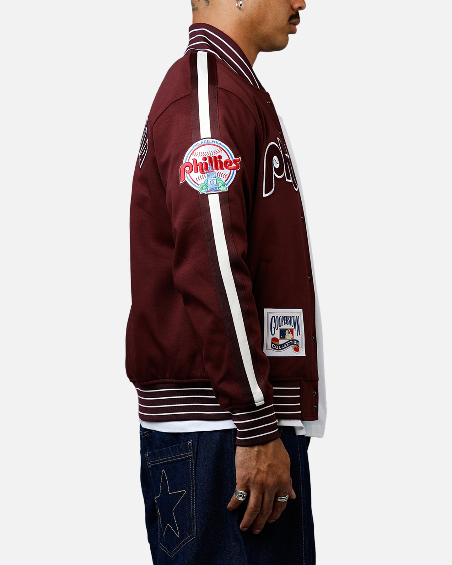 Pro Standard Philadelphia Phillies Double Knit Jacket Burgundy、mySite、zt4zffjzw