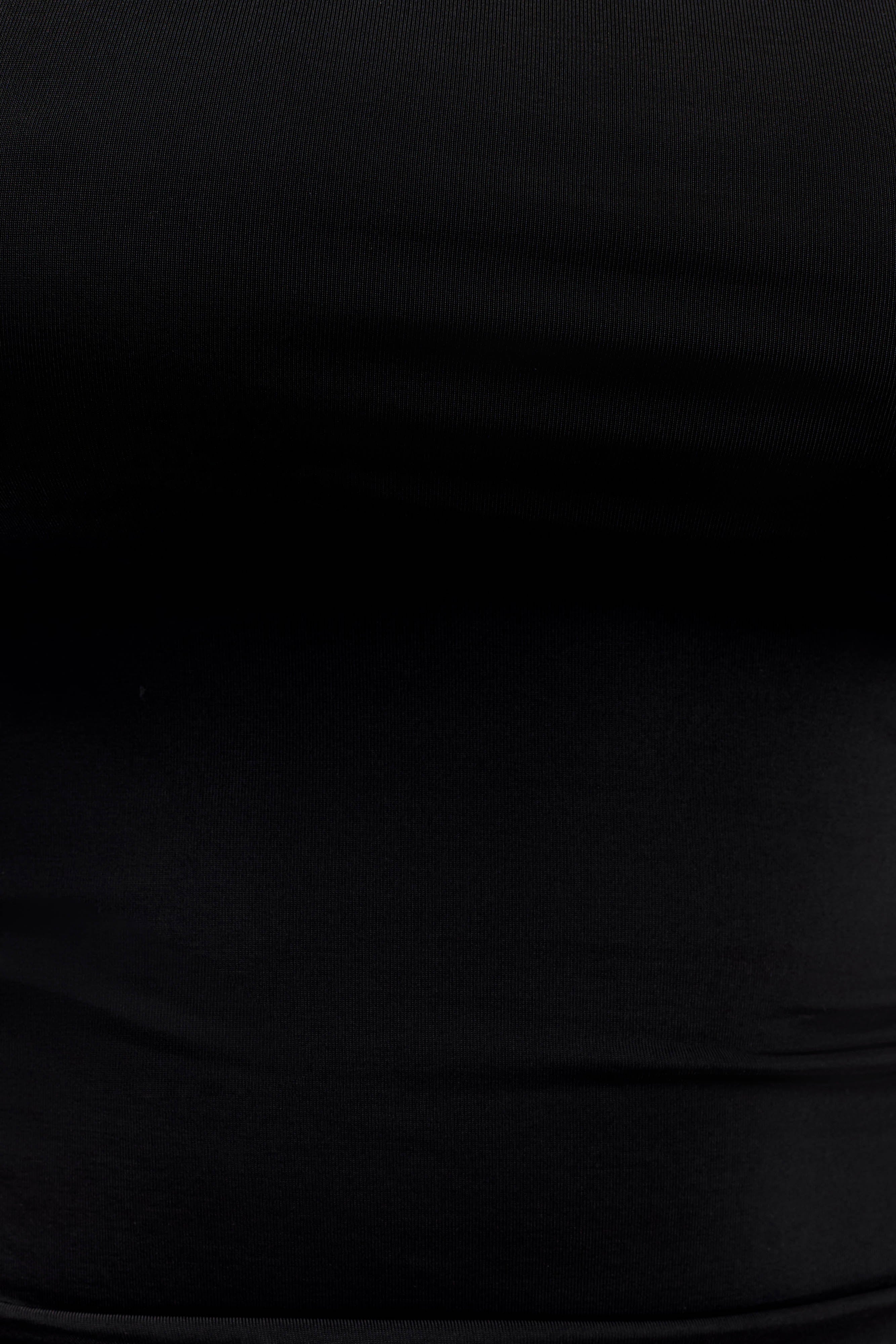 Kacey Slinky Off Shoulder Top - Black、mySite、solidvoid