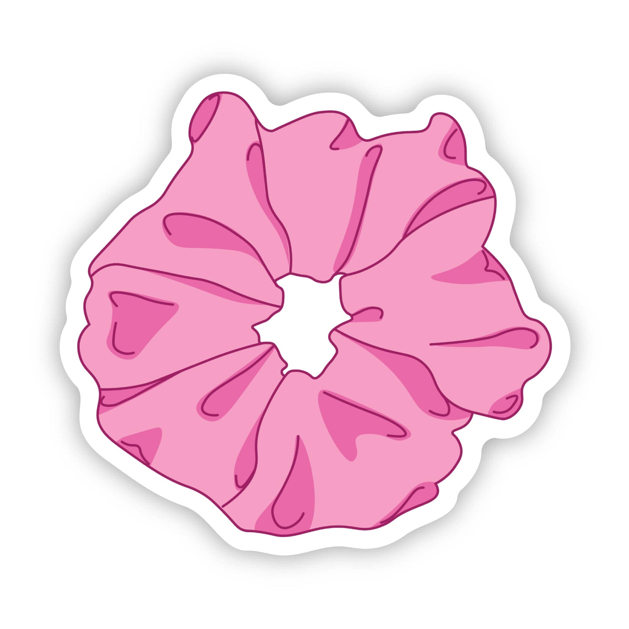  Pink Scrunchie Sticker、mySite、ghnorth
