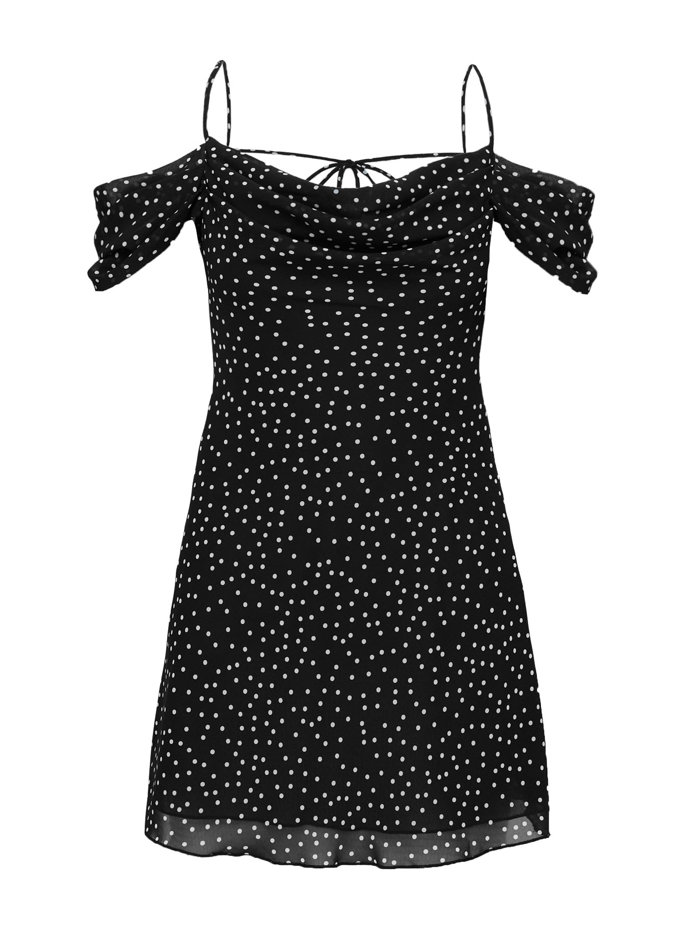 Momentary Mini Dress Black Polka、mySite、solidvoid