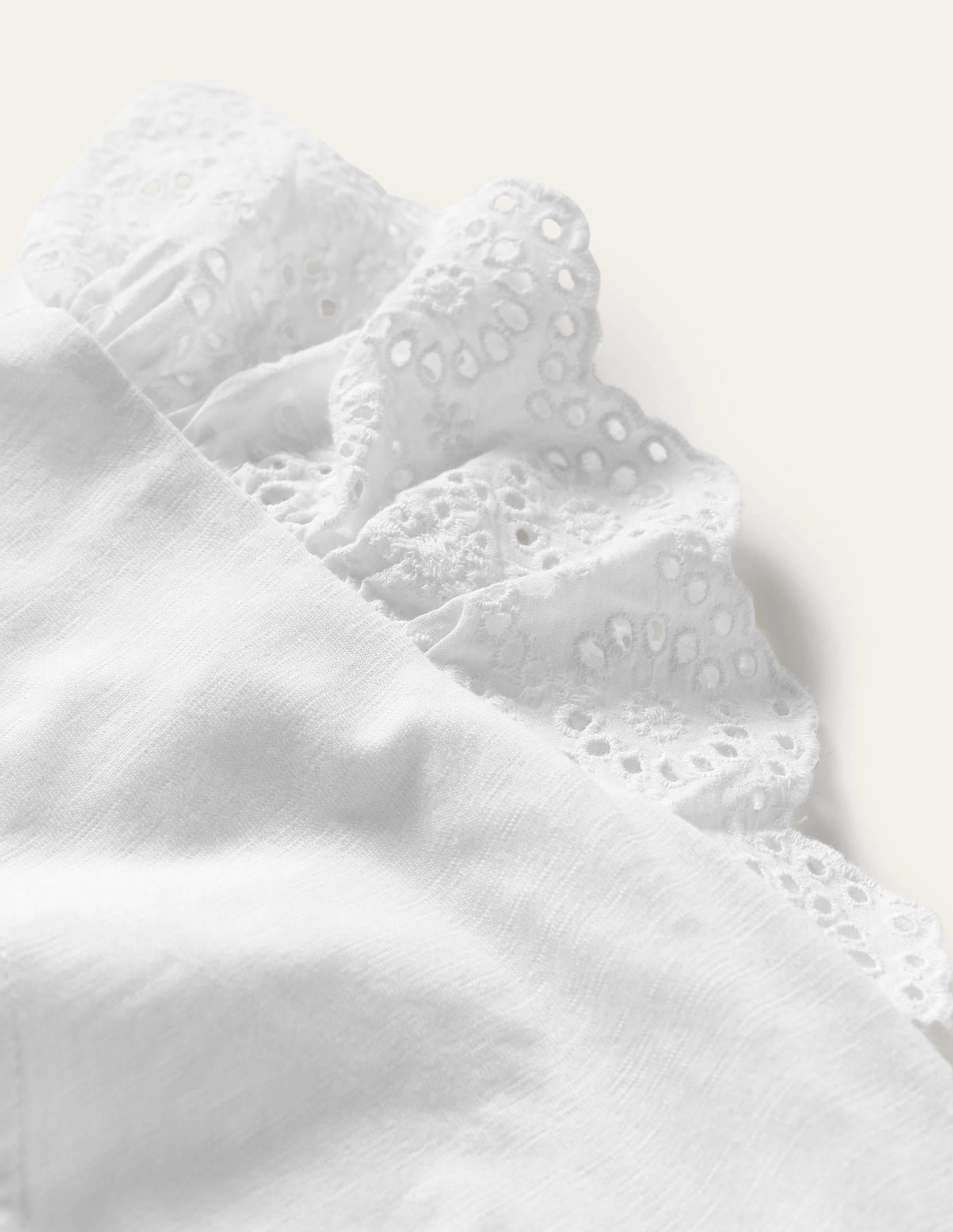  Broderie Mix Jersey Maxi Dress-White、mySite、ashleygrahame