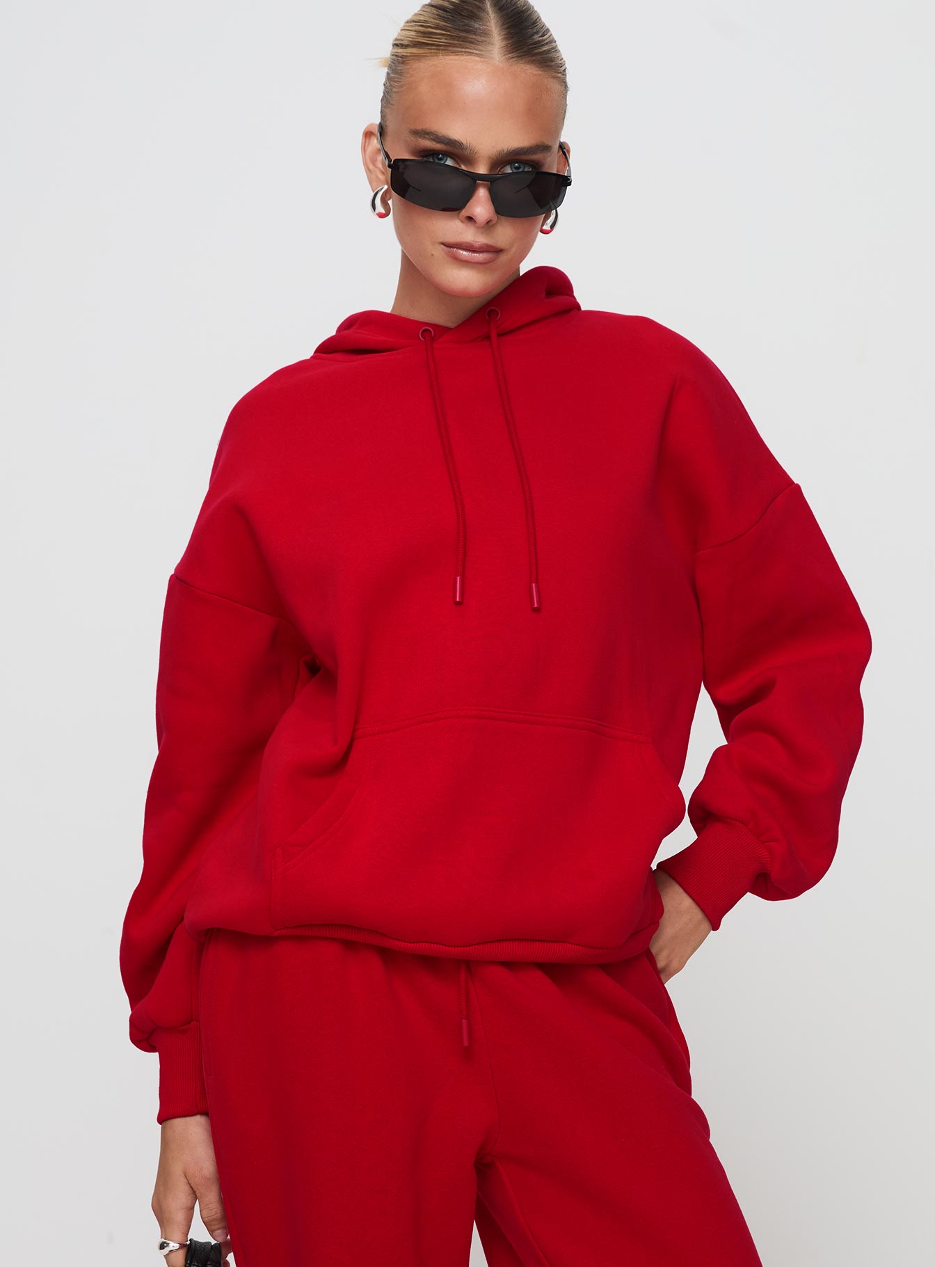 Dream Fleece Classic Hoodie Red、mySite、solidvoid
