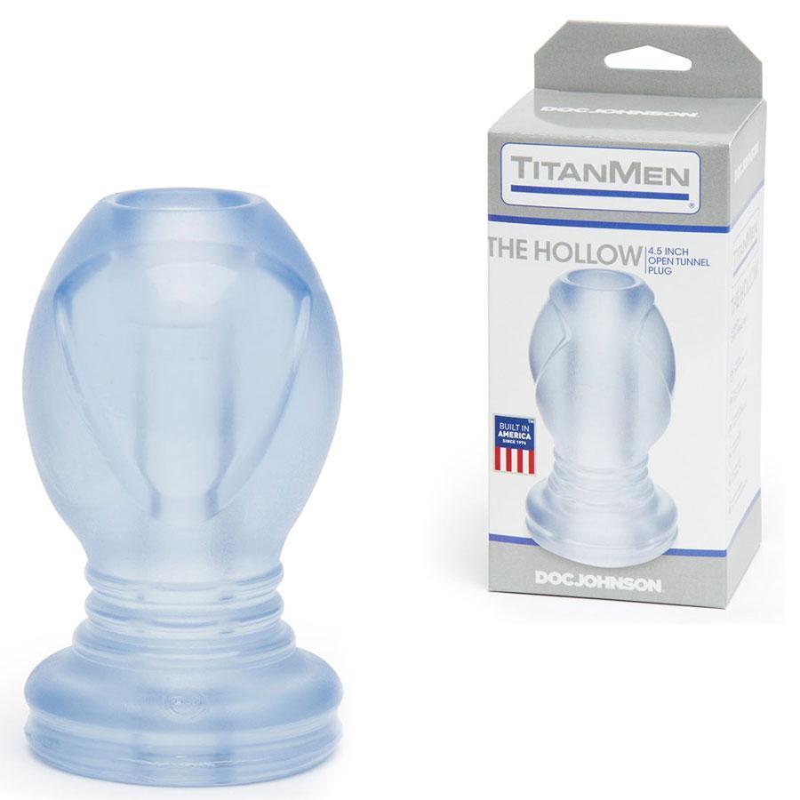 The Hollow Tunnel Anal Plug 4.5 Inch Clear Hollow Butt Plug by TitanMen、mySite、bottomscart