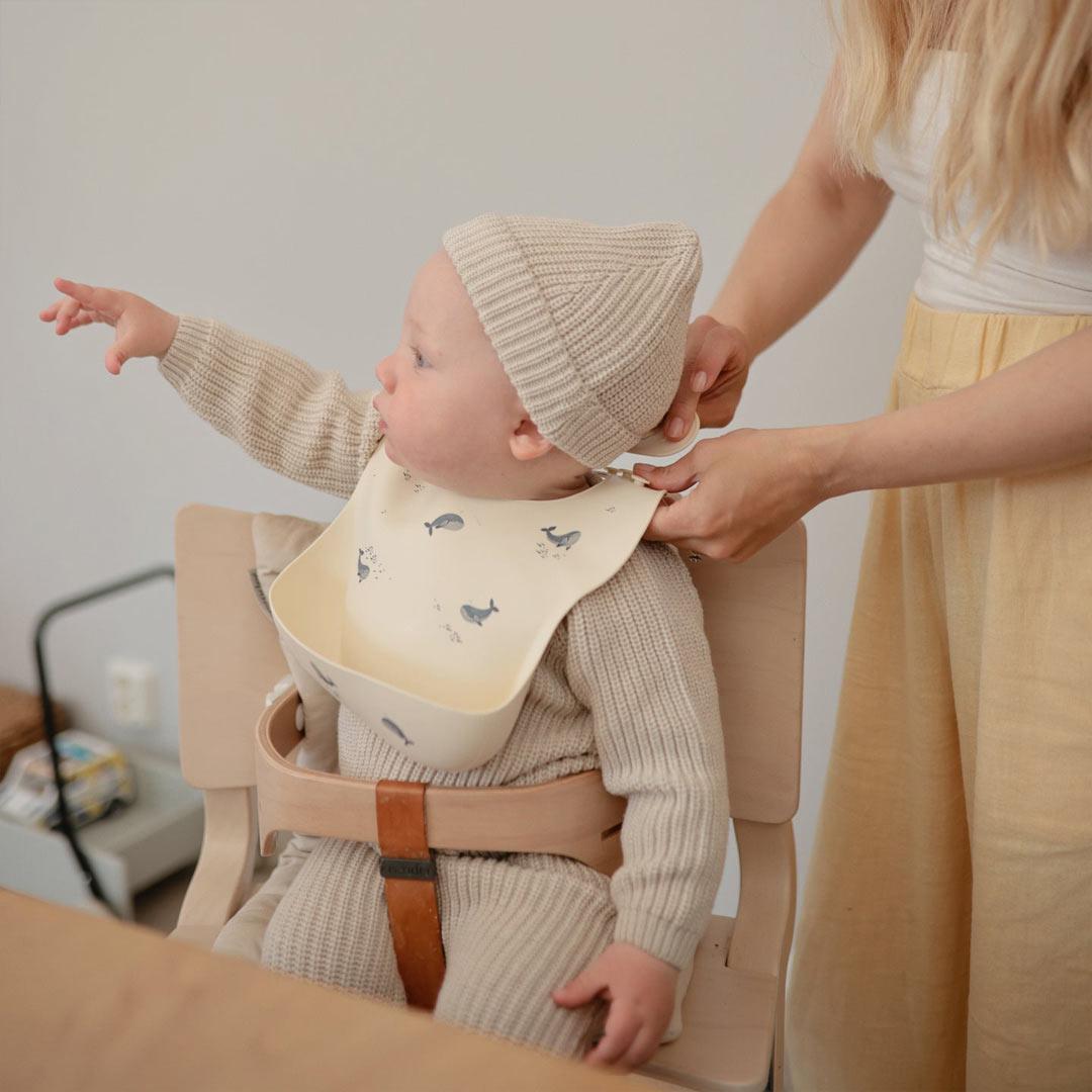  Mushie Silicone Bib - Whales、mySite、merchandisen