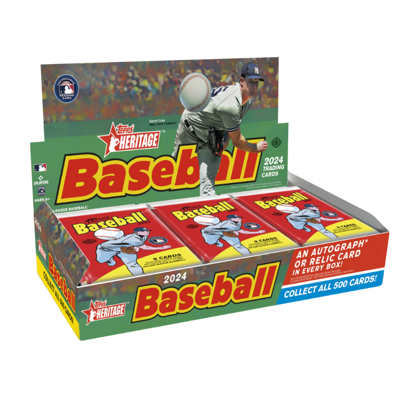 2024 Topps Heritage Baseball Hobby Box、mySite、waistdrama
