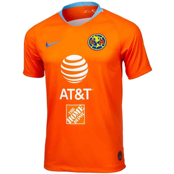 Nike Men's Club America 18/19 3rd Jersey Safety Orange/University Blue、mySite、bottomscart